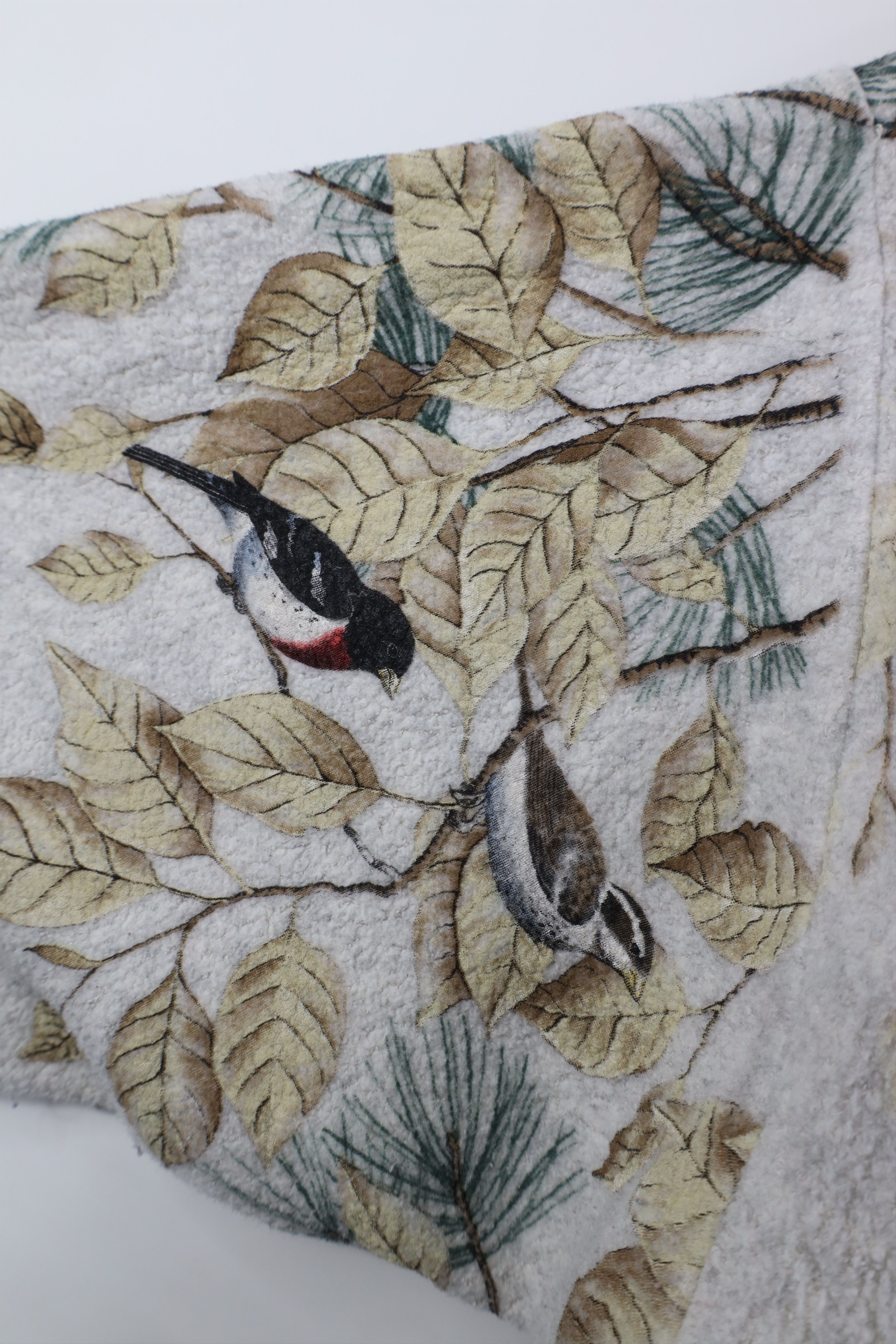 Vintage Vintage 90s Streetwear Bird All Over Print Fleece Sweater Size XXL / US 16-18 / IT 52-54 - 8 Thumbnail