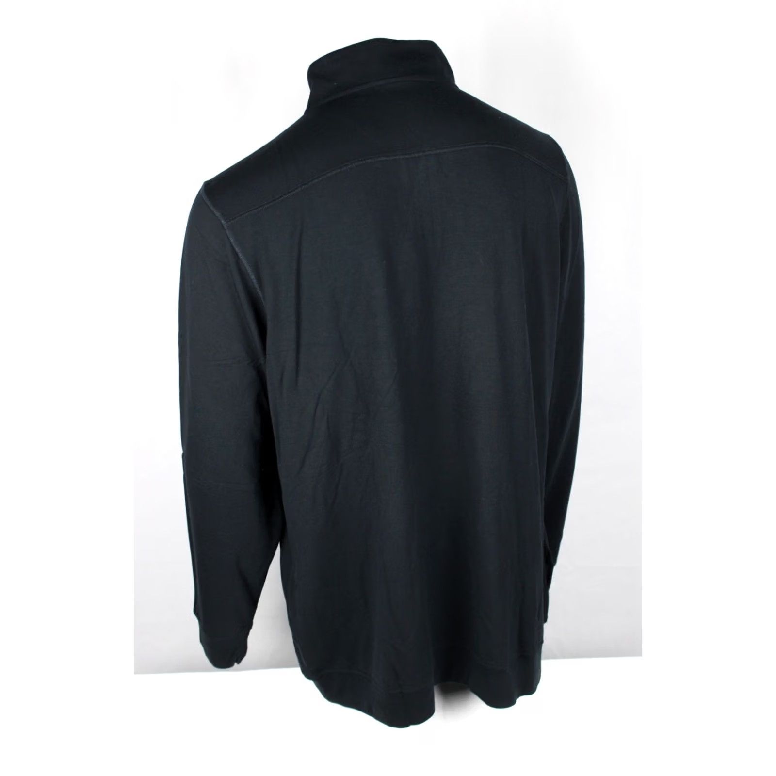 TravisMathew VINTAGE? No — Travis Mathew Newport 1/4 Zip Fleece Long Sleeve Pockets 3XL Black Long Sleeve Size US XXL / EU 58 / 5 - 2 Thumbnail
