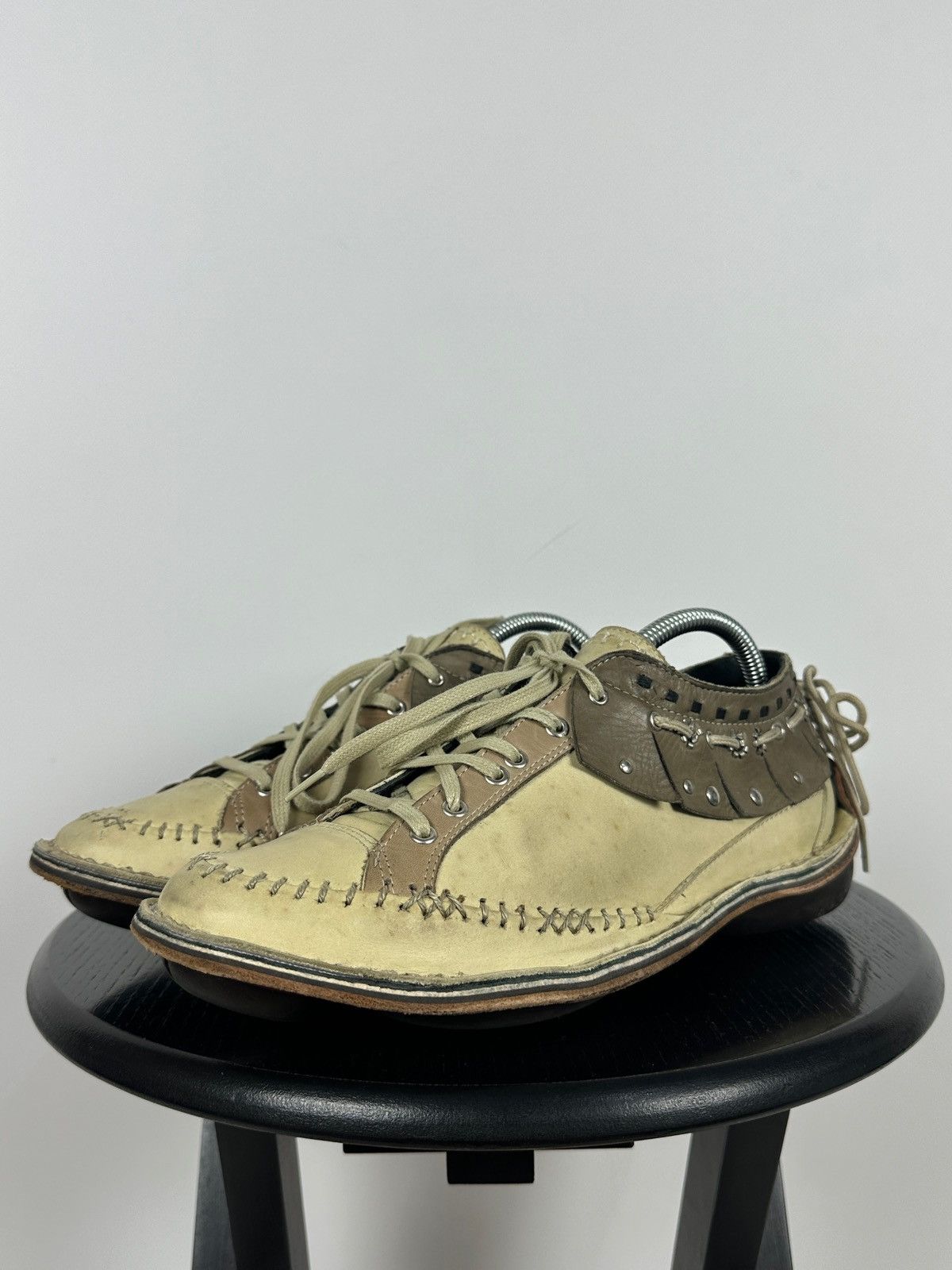 Marithe + Francois Girbaud Vintage Marithé + François Girbaud Leather Moccasin Shoes Size US 7 / EU 40 - 12 Thumbnail