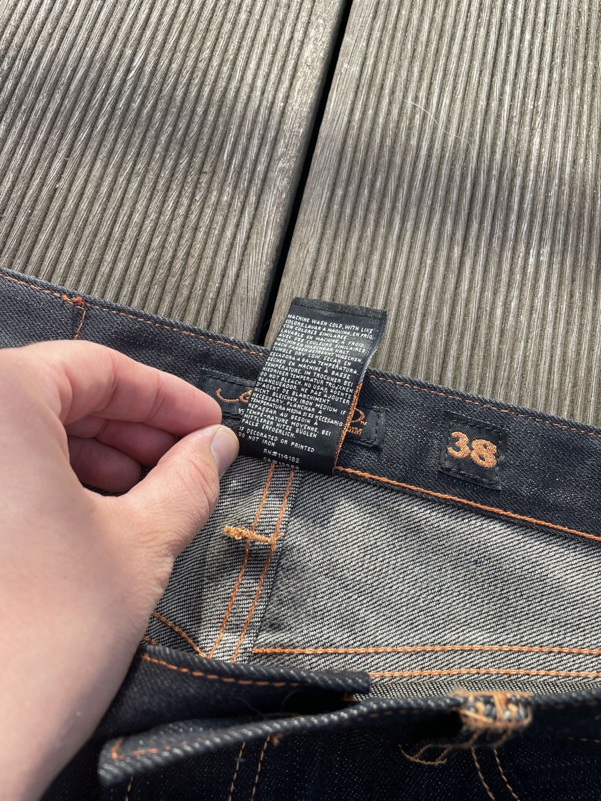 Ed Hardy Ed Hardy 2009 denim jeans men’s regular straight W38 x L34 Size US 38 / EU 54 - 9 Thumbnail