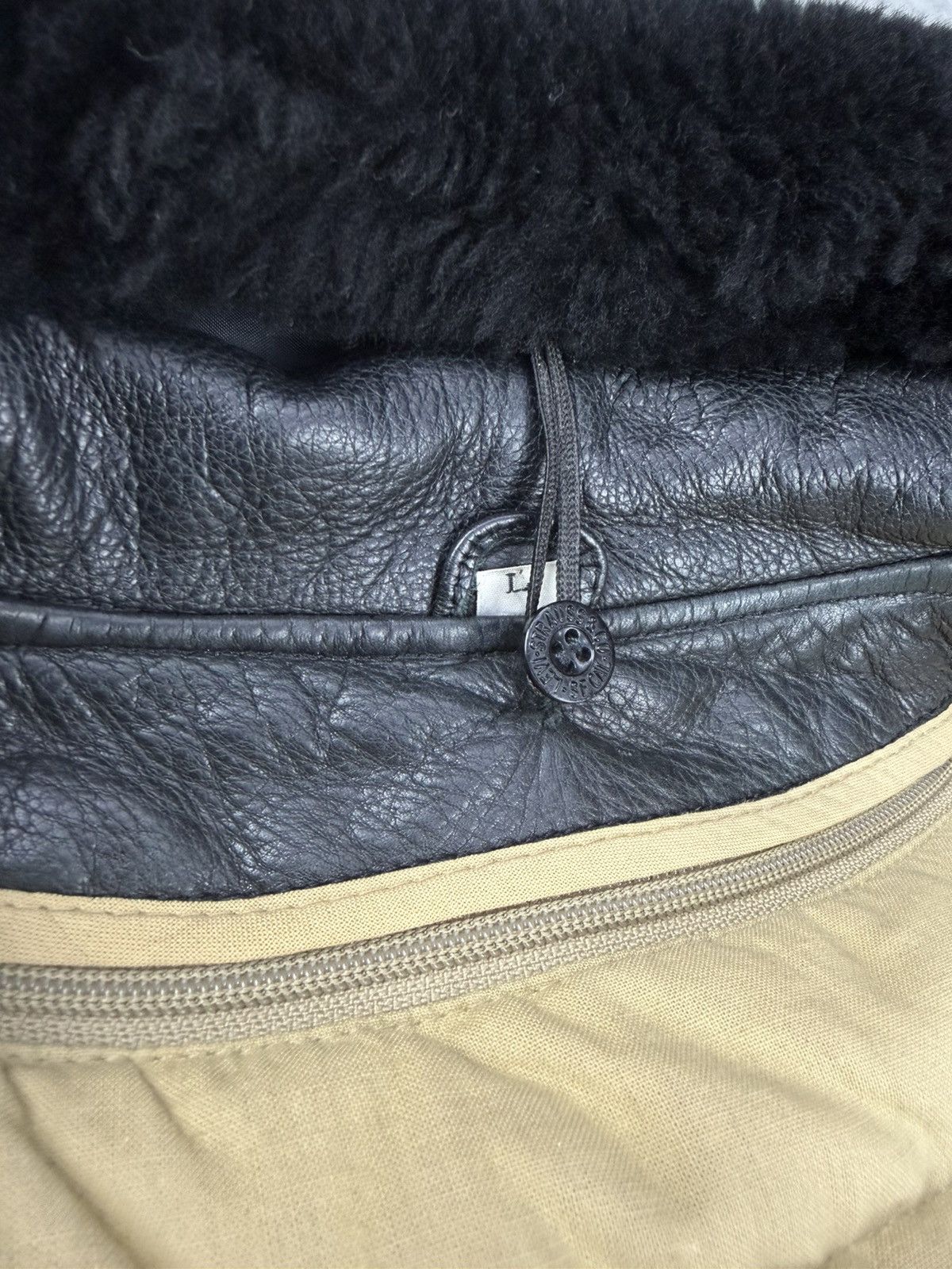 Levi's Vintage Clothing Vintage Levis Black Leather Aviator Bomber Jacket Size L Size US L / EU 52-54 / 3 - 12 Thumbnail