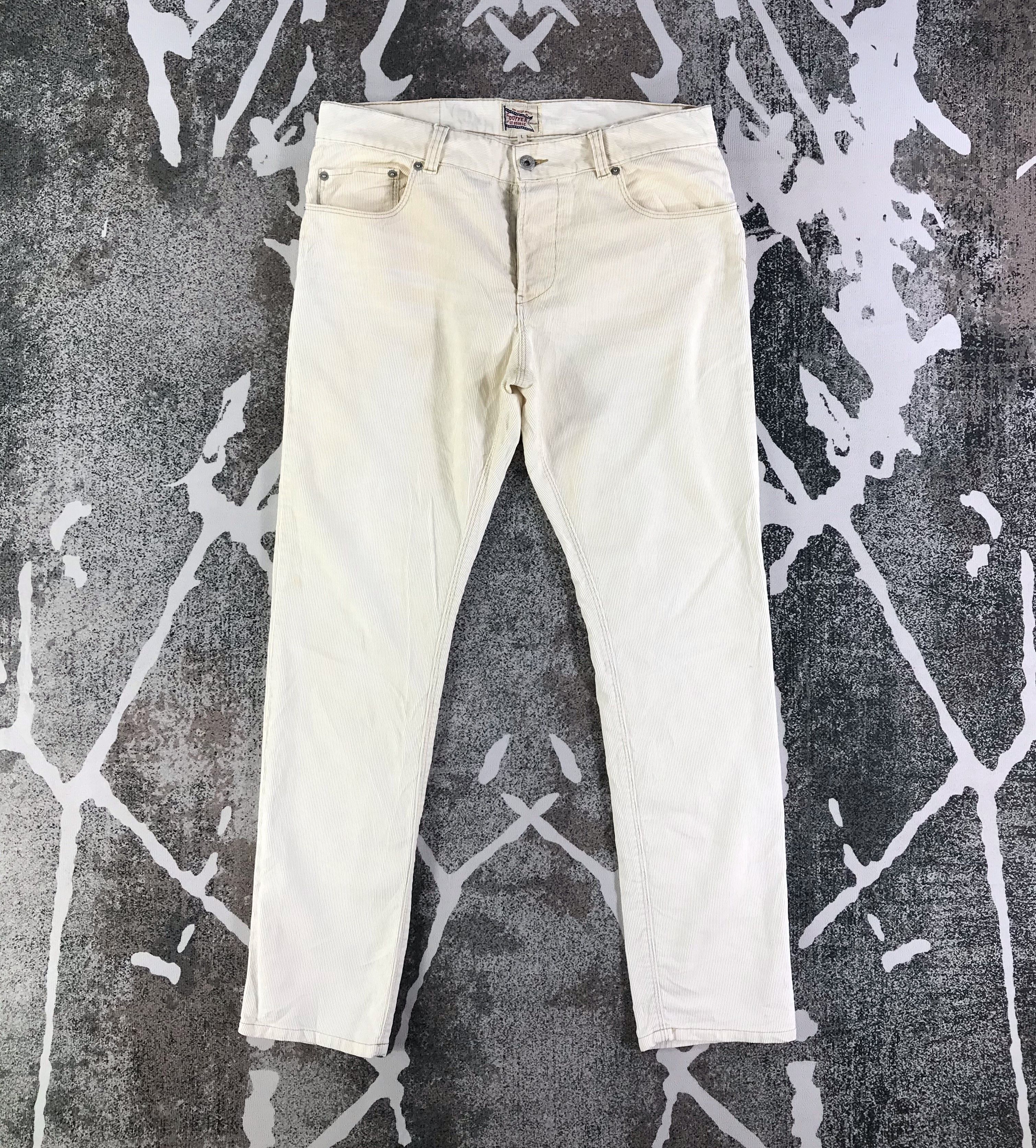 Japanese Brand Duffer Denim Corduroy Jeans KJ2000 Size US 33 - 1 Thumbnail