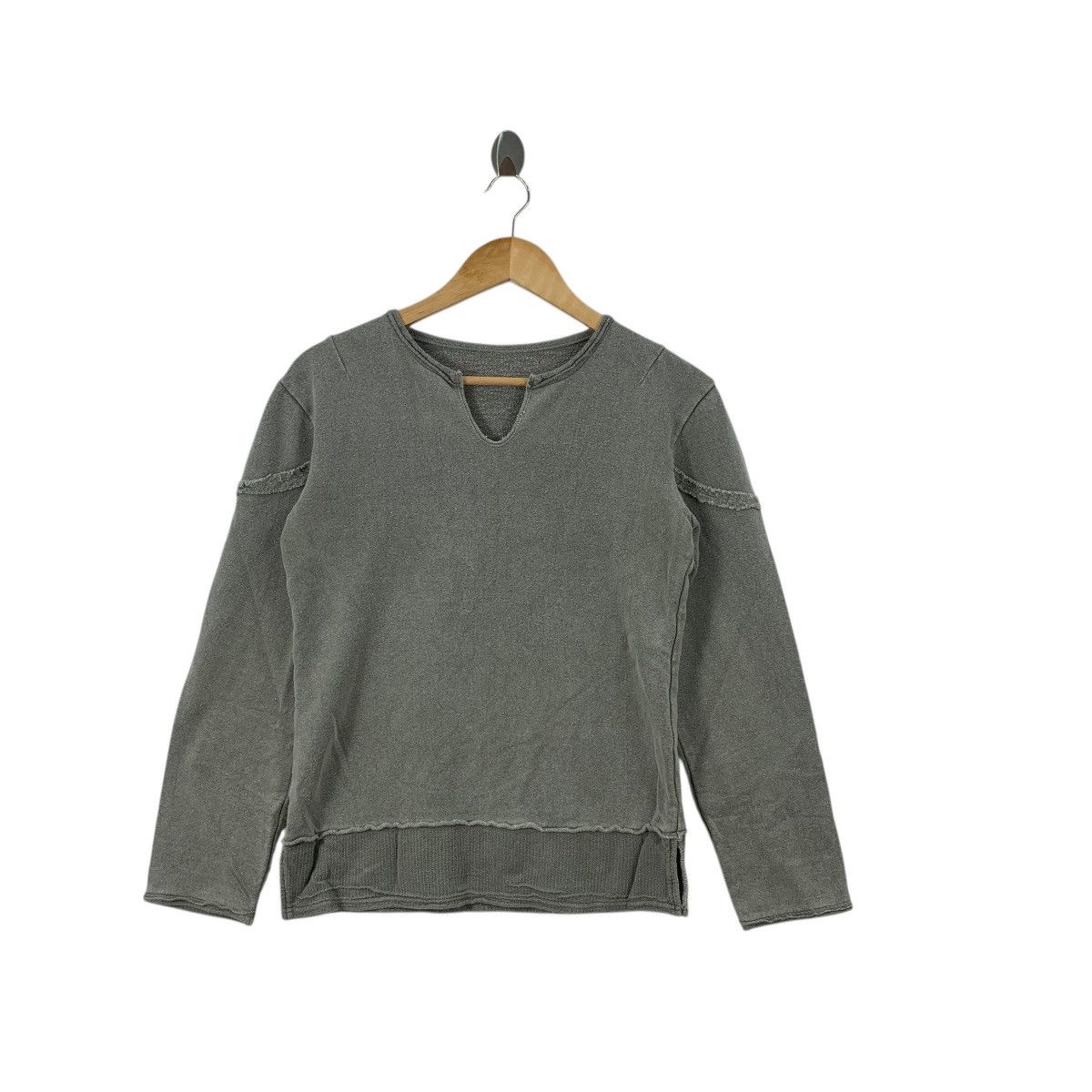 Vintage Vintage JAPAN DESIGNER Distress Design Pastel Sweatshirt Size S / US 4 / IT 40 - 3 Thumbnail
