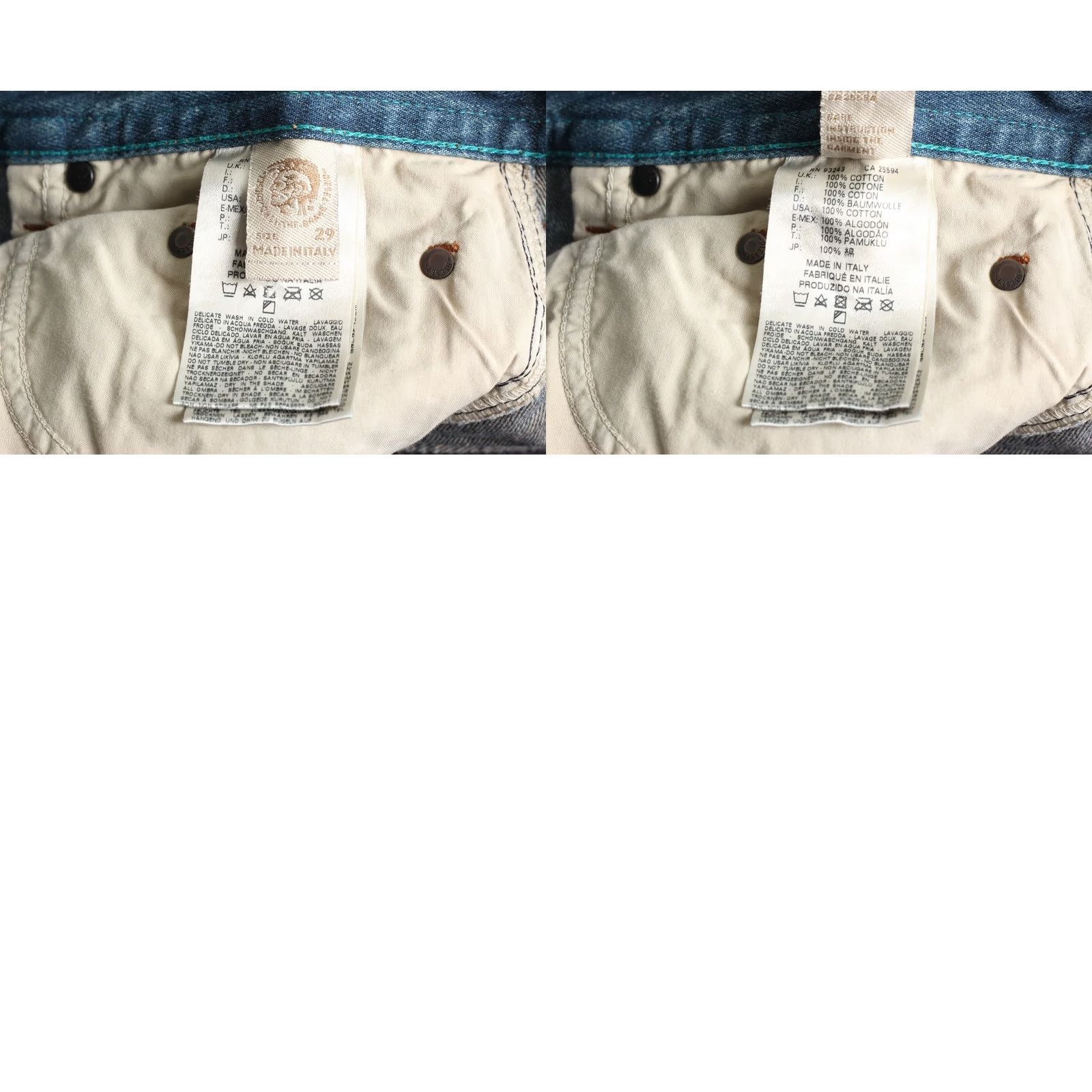 Diesel DIESEL THAVAR 0816K Slim Skinny Jeans Men Size W29 L30 DZ6573 Size US 29 - 8 Thumbnail