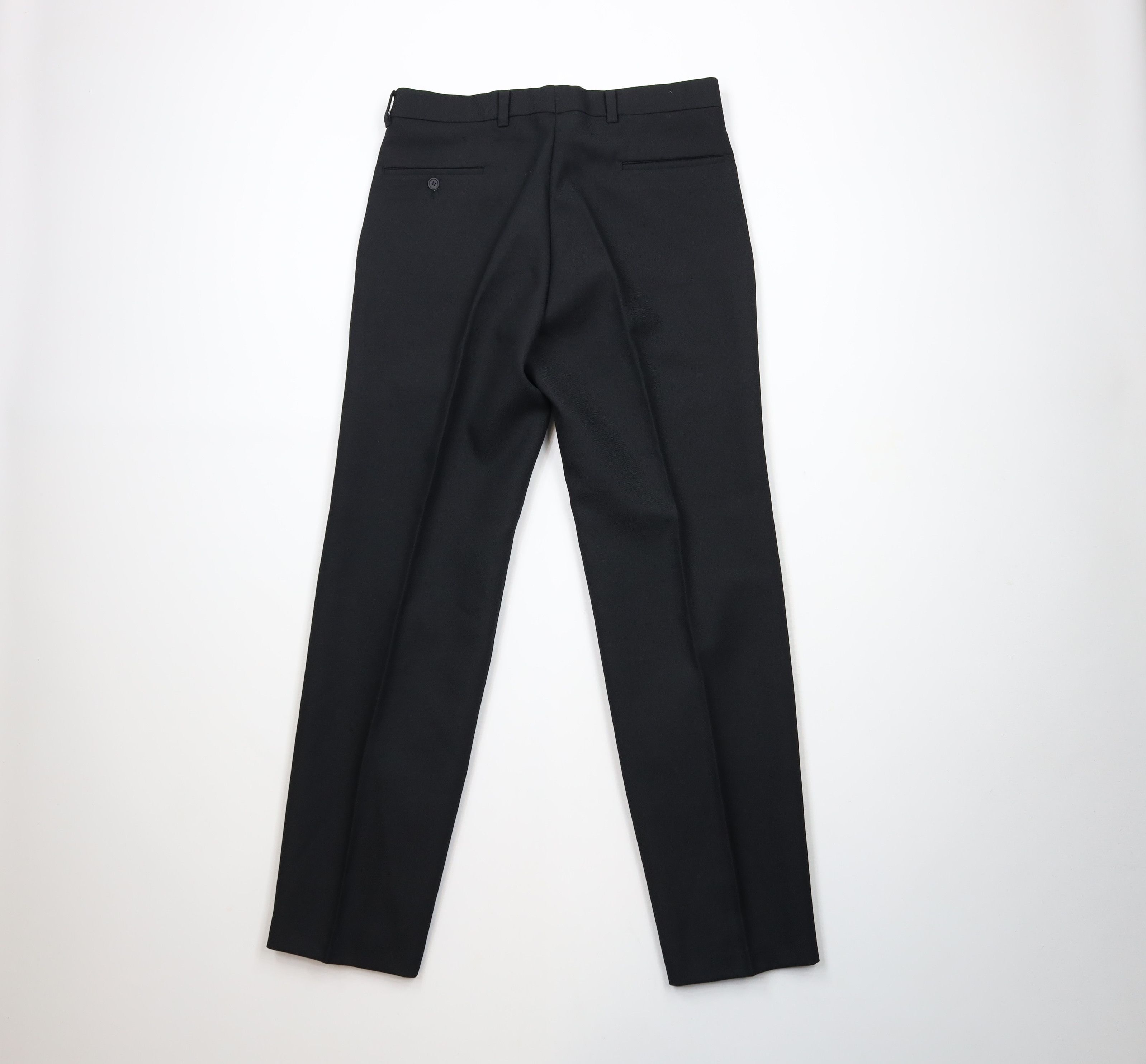 Vintage Vintage 70s Streetwear Flared Wide Leg Chino Pants Black USA Size US 32 / EU 48 - 8 Thumbnail