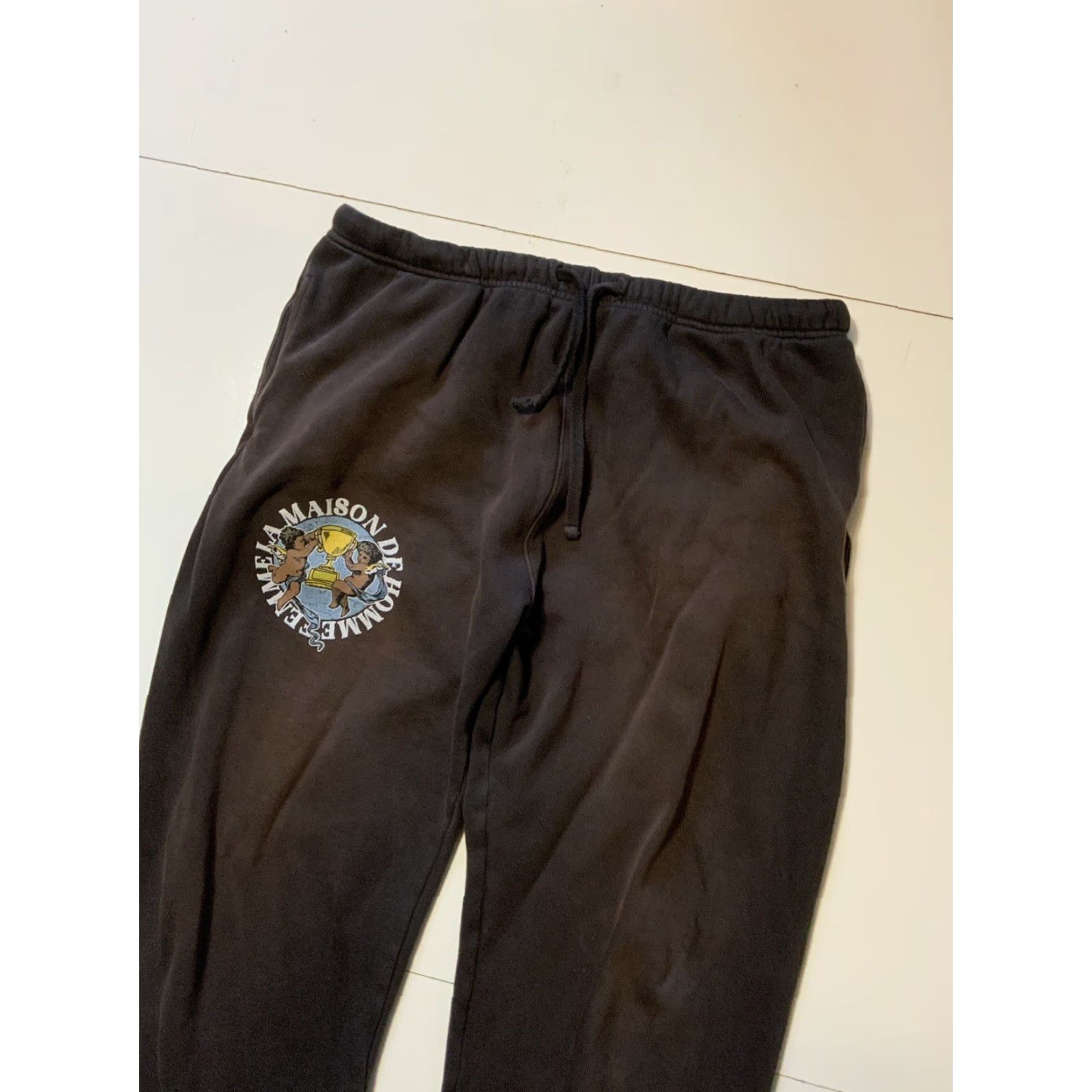 Vintage VINTAGE Homme Femme LA Maison Fleece Cherub Angel Graphic Jogger Sweatpants XL Brown Men Sweatpants XL Brown Angel Graphic Joggers Size US 36 / EU 52 - 5 Thumbnail