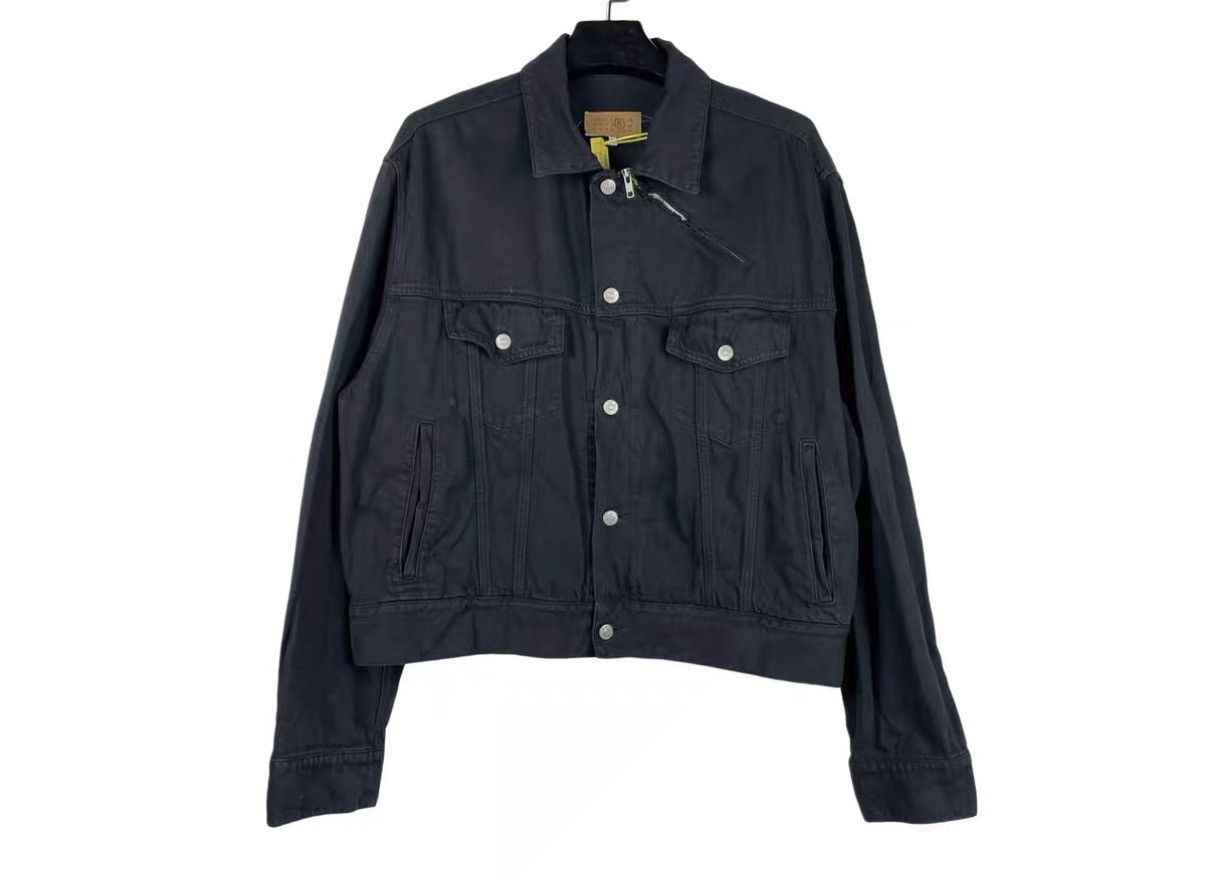 Maison Margiela Maison Margiela MM6 Neck Zip Denim Work Jacket J31 Size US S / EU 44-46 / 1 - 1 Thumbnail