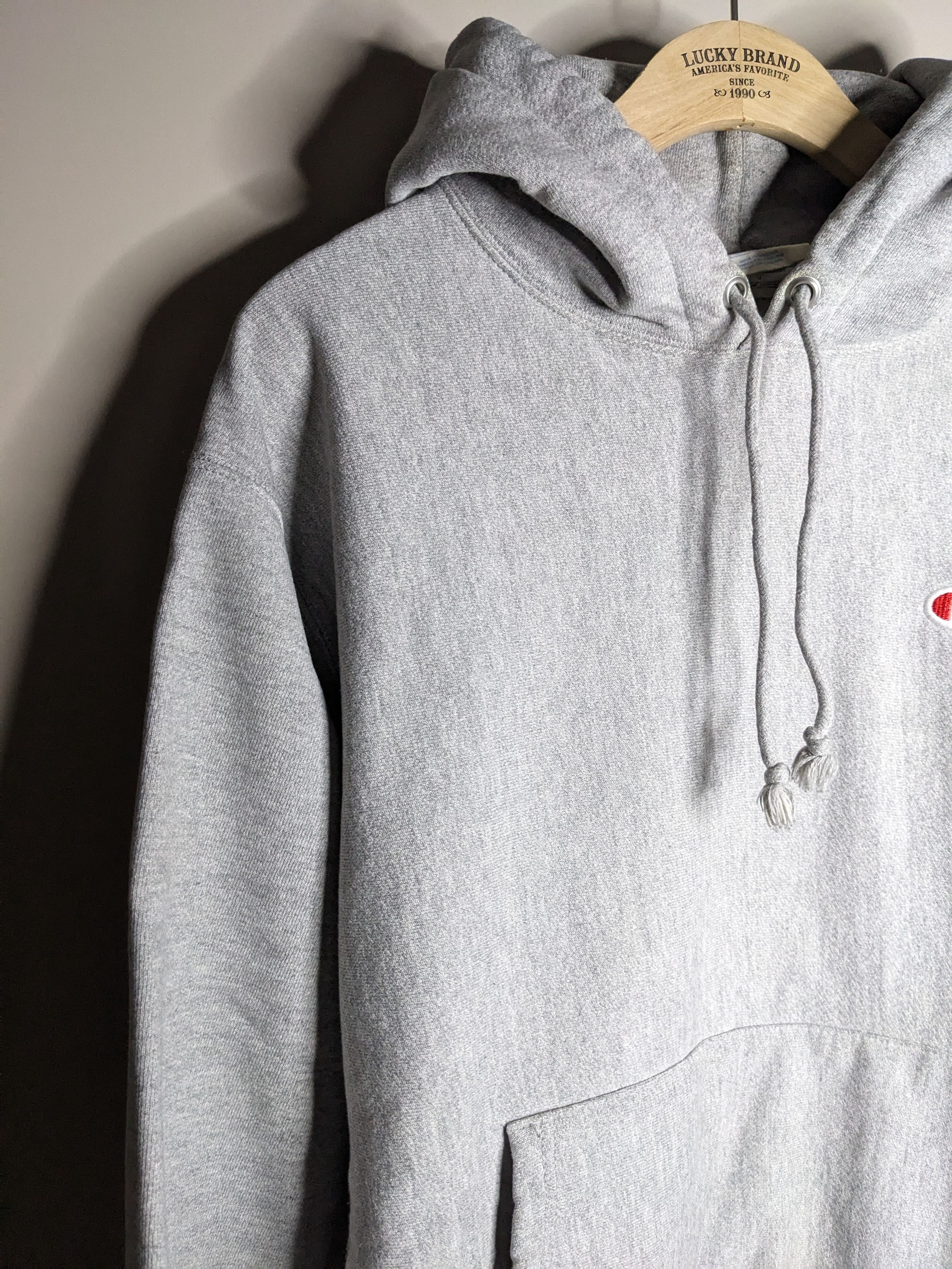 Champion Champion Reverse Weave Hoodie Grey Mens Large Sweater Size US L / EU 52-54 / 3 - 3 Thumbnail