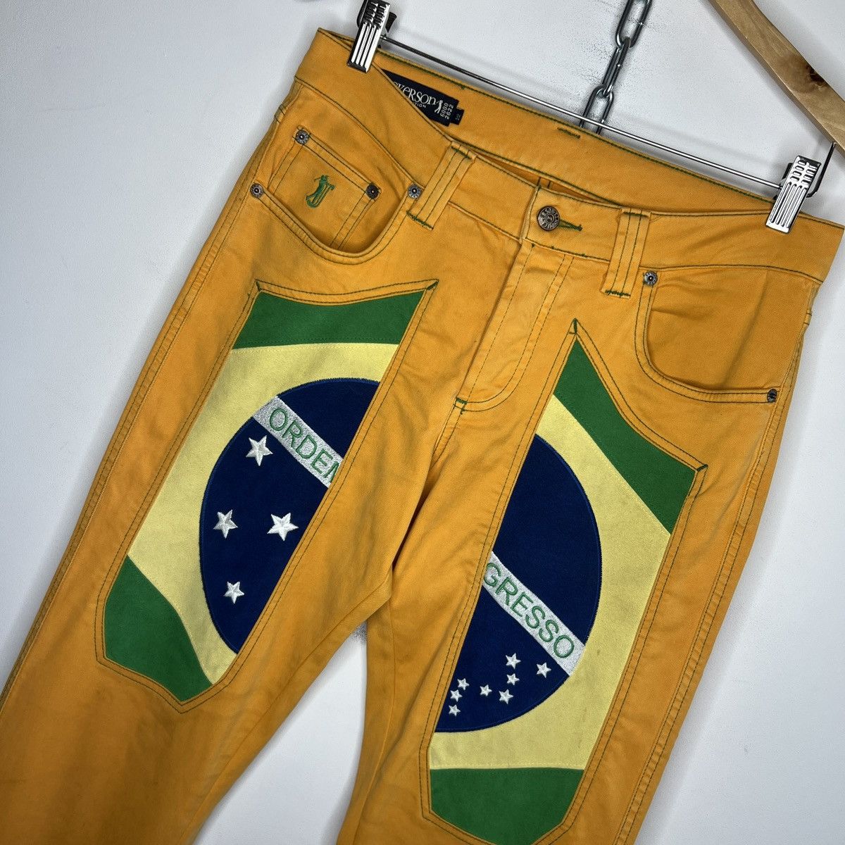 Designer × Vintage Vintage Jackerson ™️ Italian Designers Pants Trousers Denim Size US 31 - 1 Thumbnail