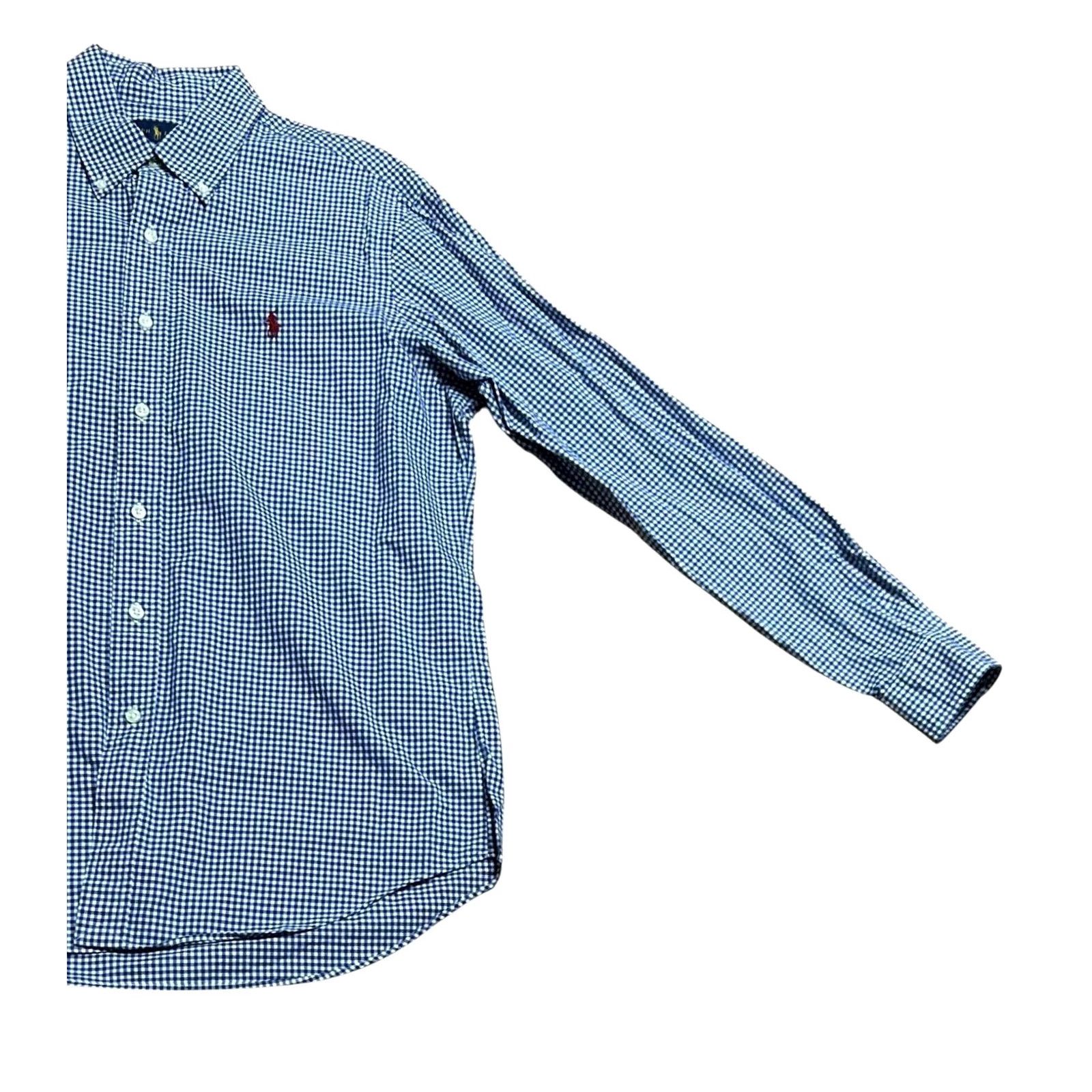 Ralph Lauren Ralph Lauren Men's Button-Down Shirt Lot Of 2 Sz Medium Blue Plaid Long Sleeve Shirt Size US M / EU 48-50 / 2 - 4 Thumbnail