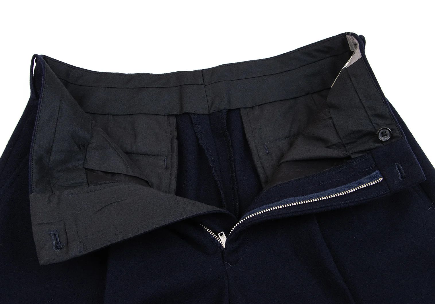 Yohji Yamamoto Yohji Yamamoto Wool Double Jacket Set in Navy Size US S / EU 44-46 / 1 - 14 Thumbnail