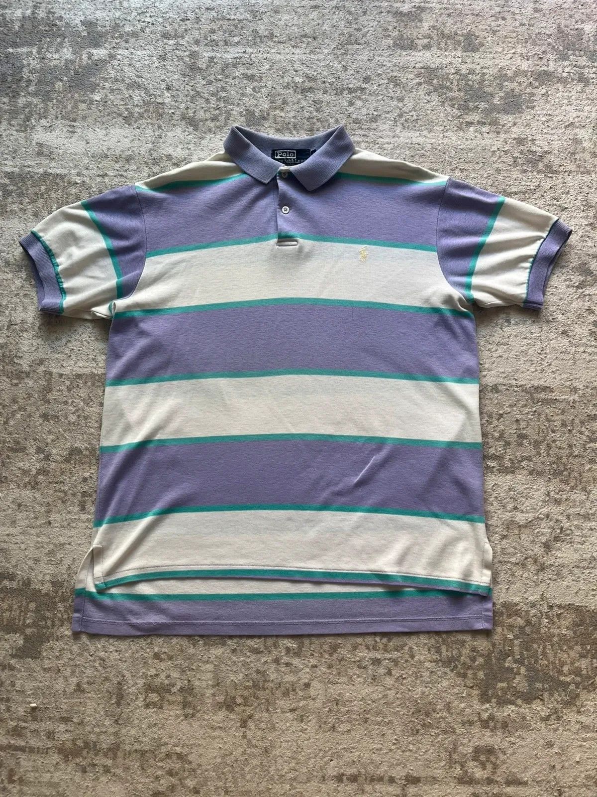Polo Ralph Lauren Polo Ralph Lauren Sz L Soft Cotton 90s Vintage Polo Shirt Size US L / EU 52-54 / 3 - 1 Thumbnail