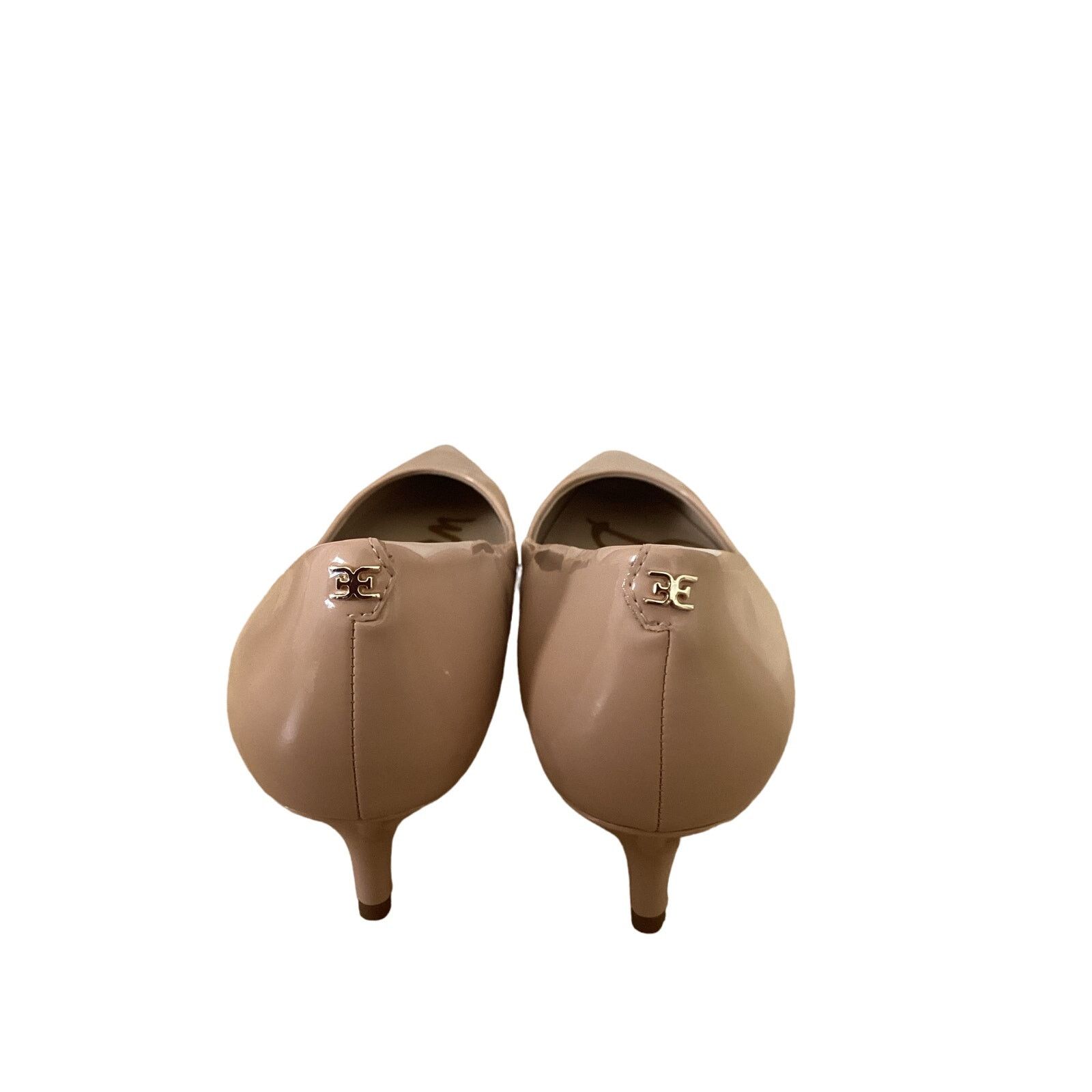 Sam Edelman NWT Sam Edelman Beige Patent Leather Pumps Kitten Heel Sz 9 Size US 9 / IT 39 - 4 Thumbnail