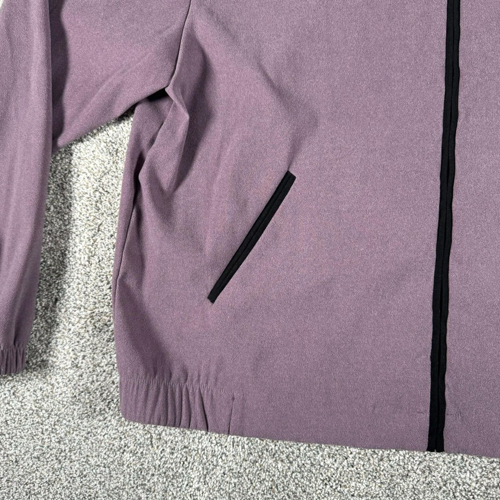 Vintage VINTAGE Teddi Jacket Womens XL 80s 90s Full Zip Pockets Peter Pan Collar Pastel Purple Zip Pockets Size XL / US 12-14 / IT 48-50 - 4 Thumbnail