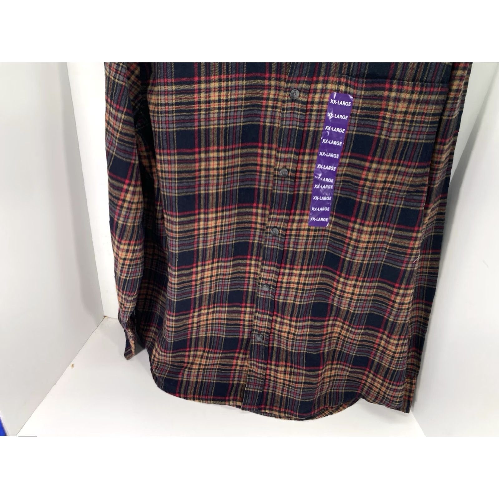 Eddie Bauer VINTAGE Eddie Bauer Flannel Shirt Men 2XL Plaid Long Sleeve Button Casual NWT Size US XXL / EU 58 / 5 - 3 Thumbnail