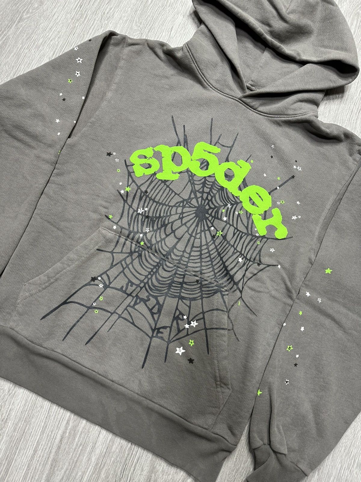 Sp5der Sp5der Wait Web Hoodie Slate Grey Size US XS / EU 42 / 0 - 2 Thumbnail