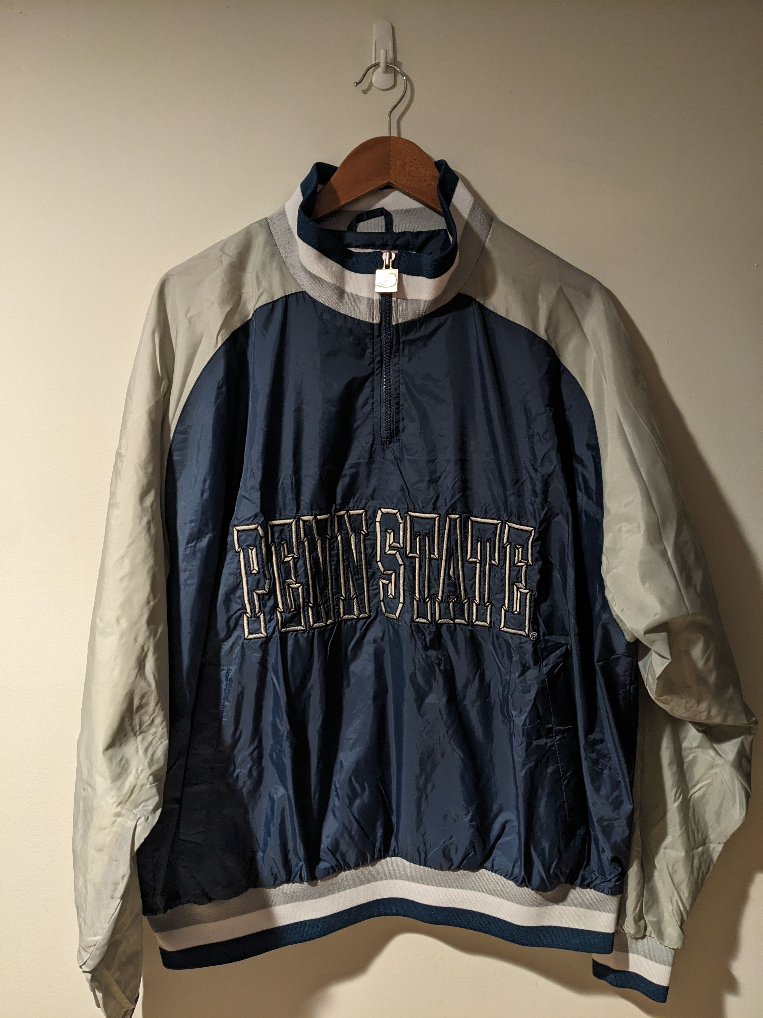 Chalk Line × Vintage Vintage 90s Penn State University Chalk Line Windbreaker Size US XL / EU 56 / 4 - 1 Thumbnail