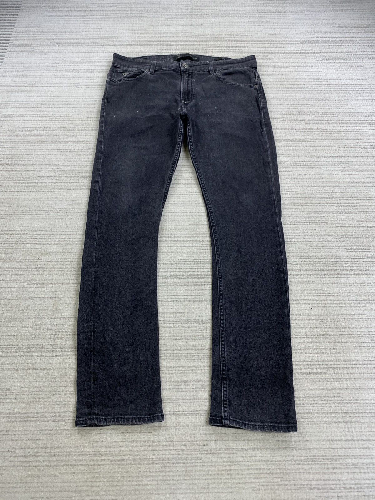Guess × Vintage Vintage Guess Los Angeles Skinny Denim Pants Size US 34 / EU 50 - 1 Thumbnail