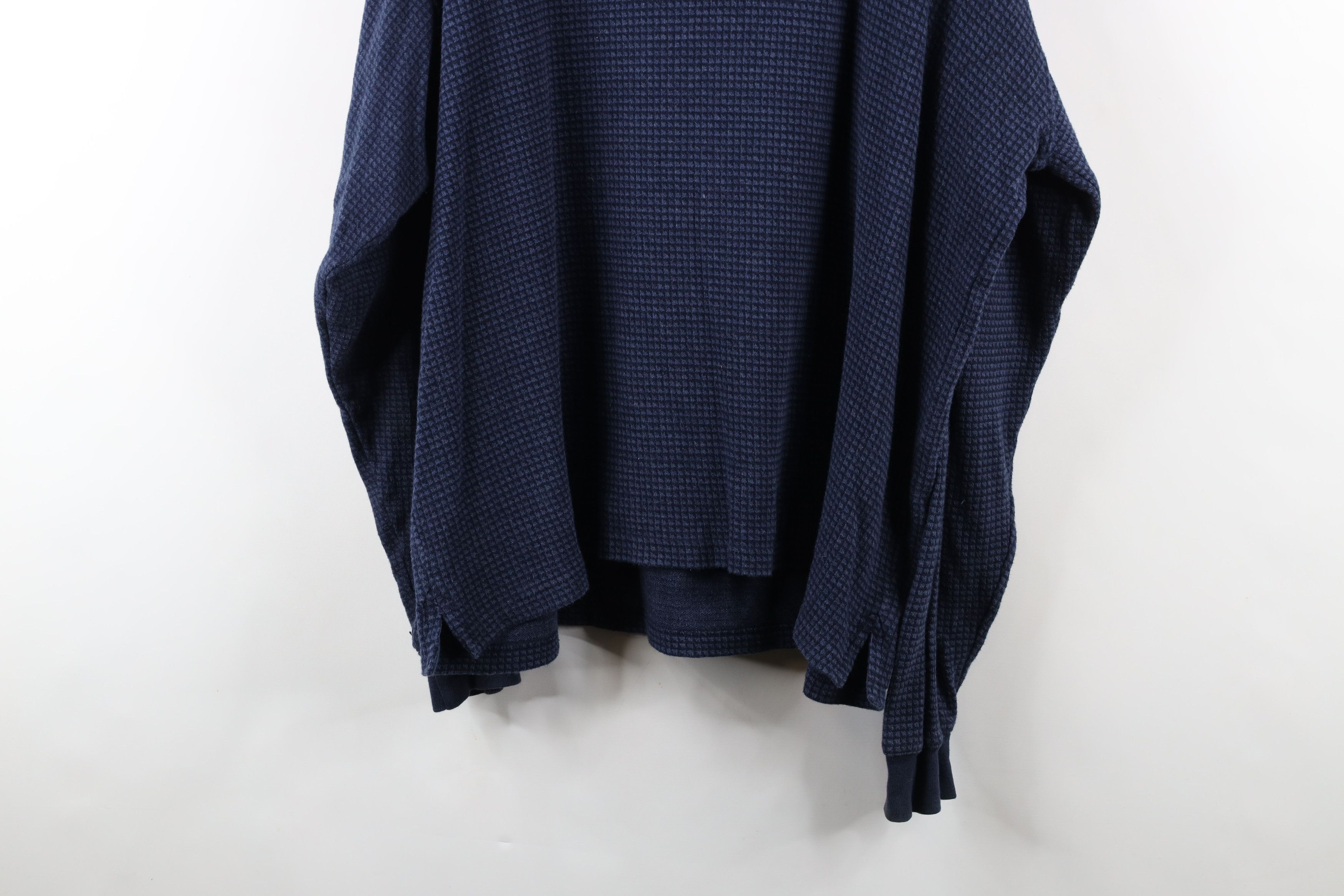 Vintage Vintage 90s Streetwear Baggy Fit Knit Long Sleeve Rugby Polo Size US M / EU 48-50 / 2 - 9 Thumbnail