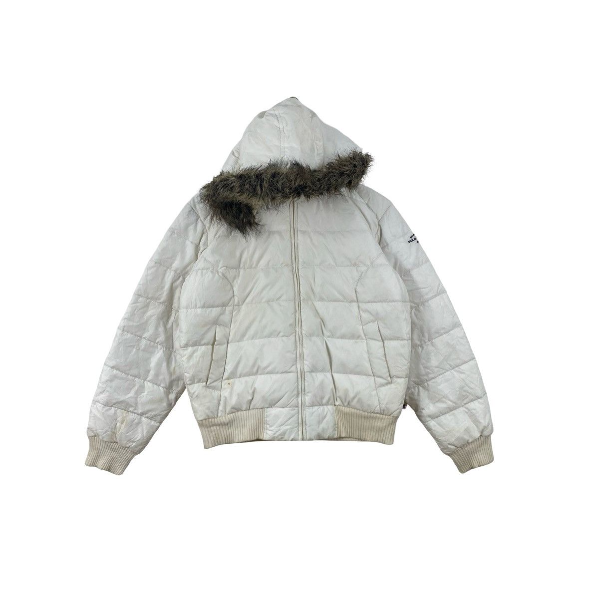 Polo Ralph Lauren Vintage POLO JEANS CO RALPH LAUREN Down Puffer Jacket Fur Size S / US 4 / IT 40 - 1 Thumbnail