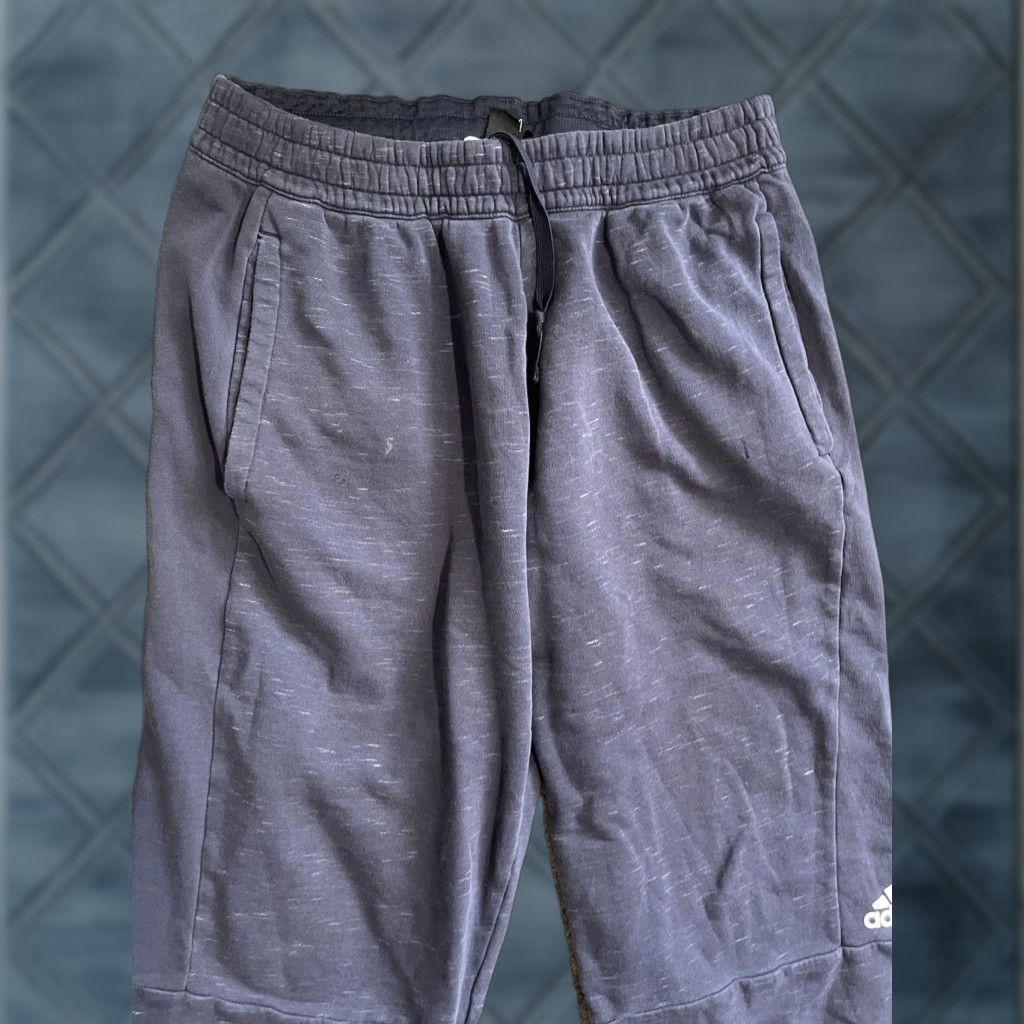 Adidas Adidas Sweatpants Mens Size M Blue Ankle Zip Size US 31 - 1 Thumbnail