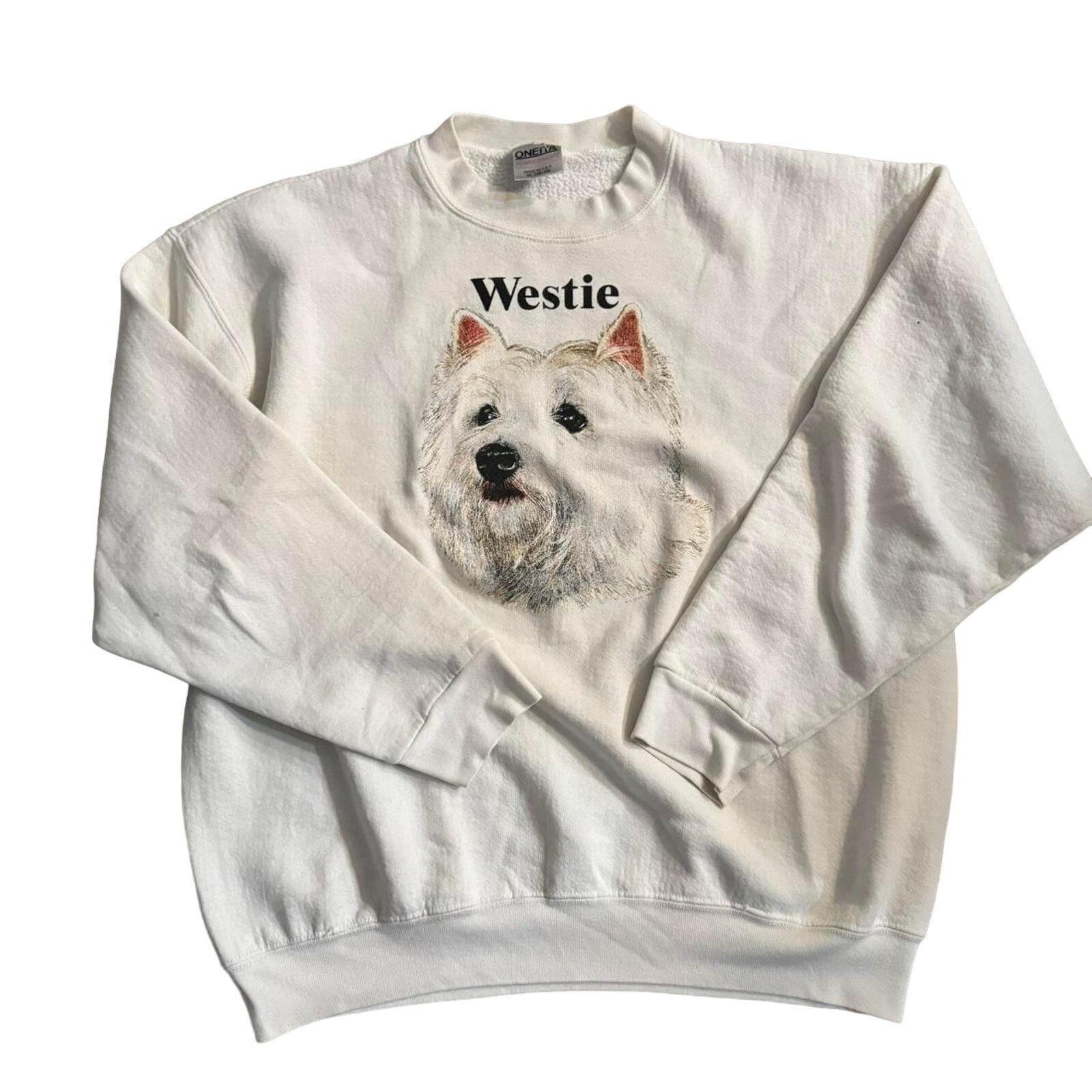 Vintage Vintage westie dog crewneck siz Size US XL / EU 56 / 4 - 1 Thumbnail