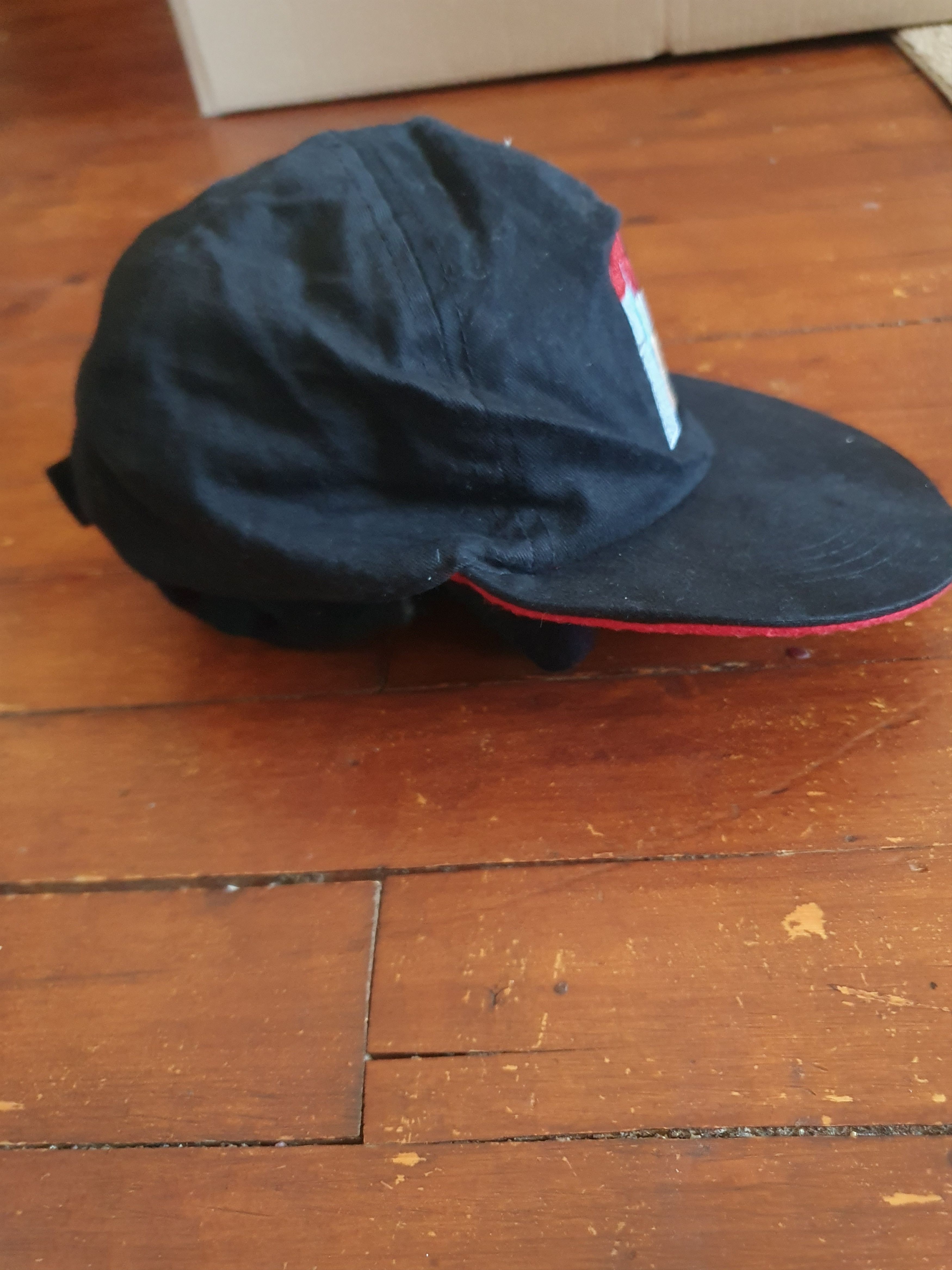 Mercedes-Benz × Vintage Mercedes Benz Vtg Reversible Racing Fleece Strapback Hat Cap Size ONE SIZE - 6 Thumbnail