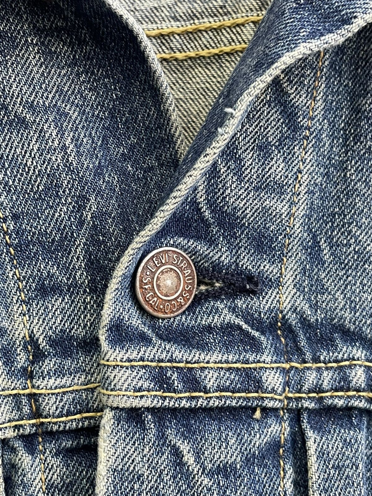 Levi's Rare Levis streetwear type 1 distressed jacket vest 90s Size US XL / EU 56 / 4 - 4 Thumbnail