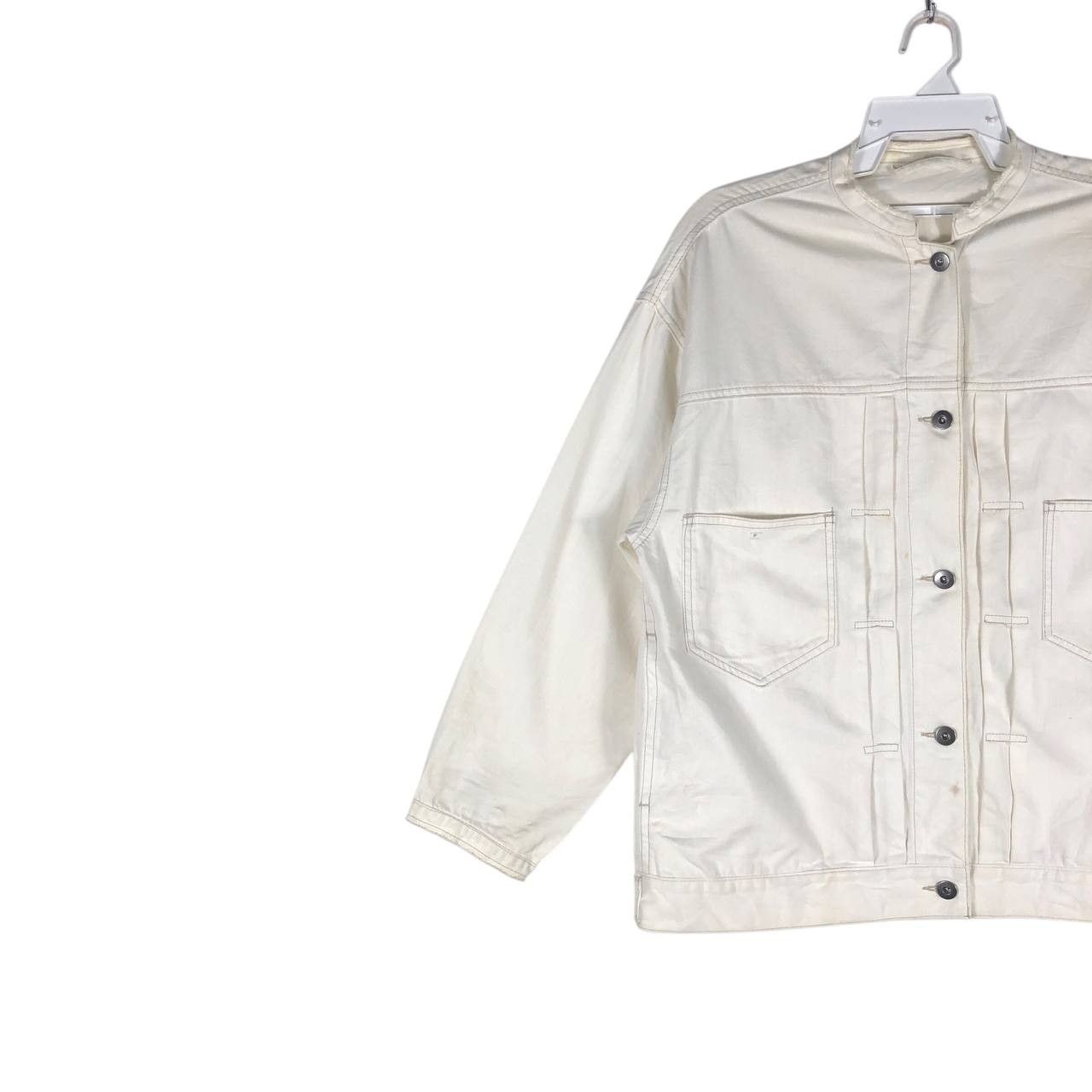 Japanese Brand ViS Women Denim Jacket Size M / US 6-8 / IT 42-44 - 3 Thumbnail