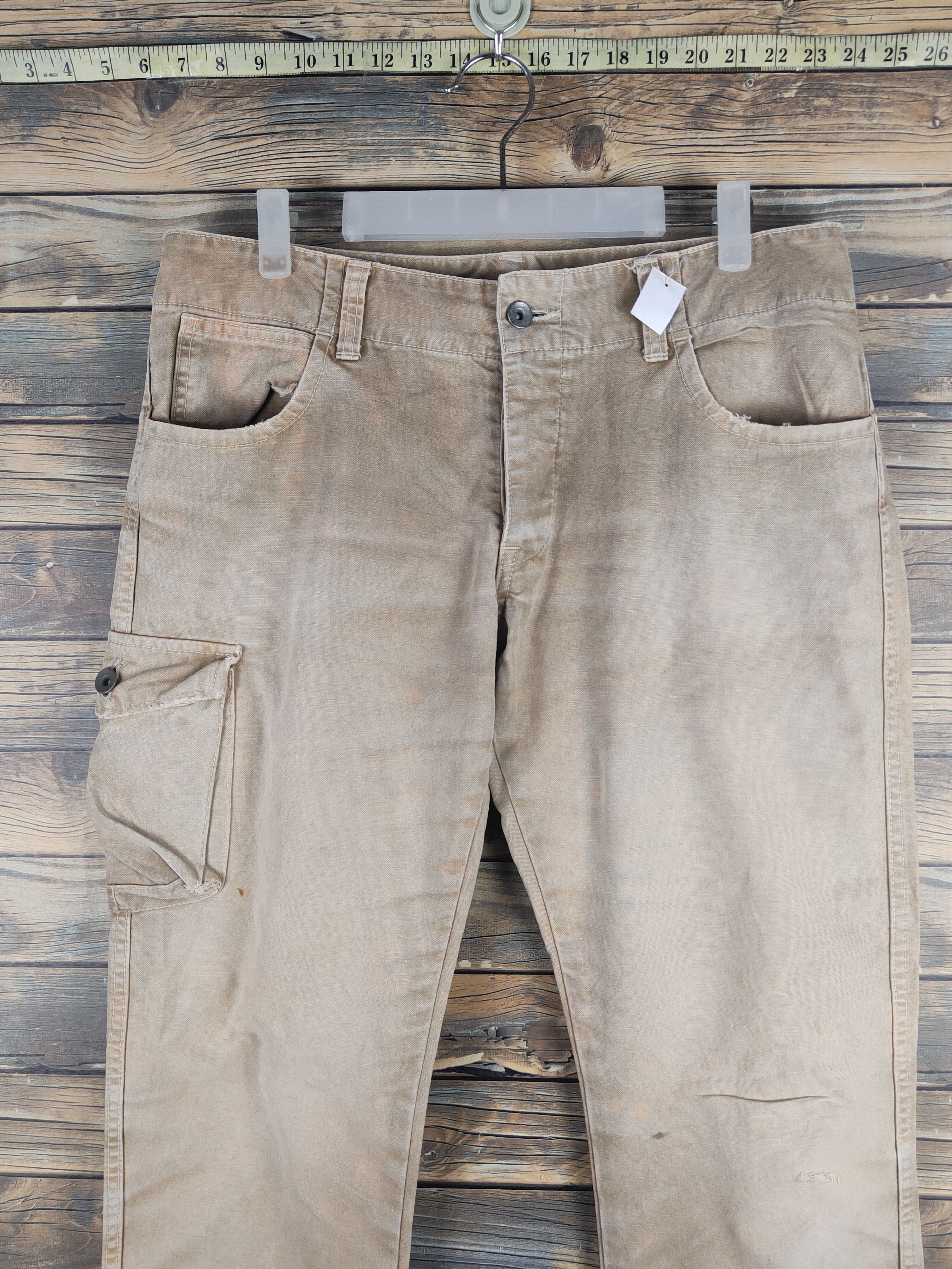 Johnbull DL Johnbull Beige Multipocket Casual Pants #46-242T Size US 34 / EU 50 - 2 Thumbnail