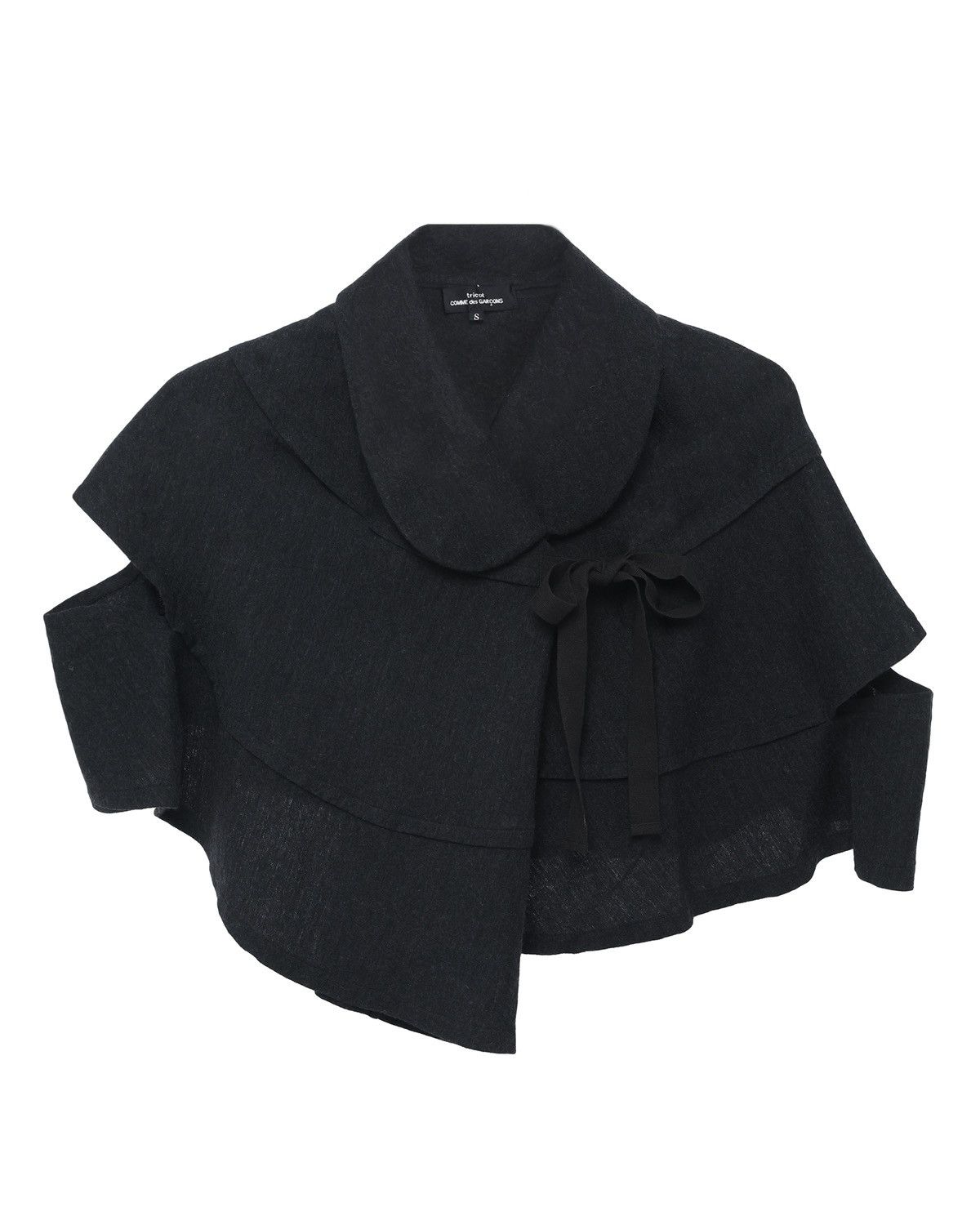 tricot Comme des Garçons Layered Wool Cape (AD2010)
