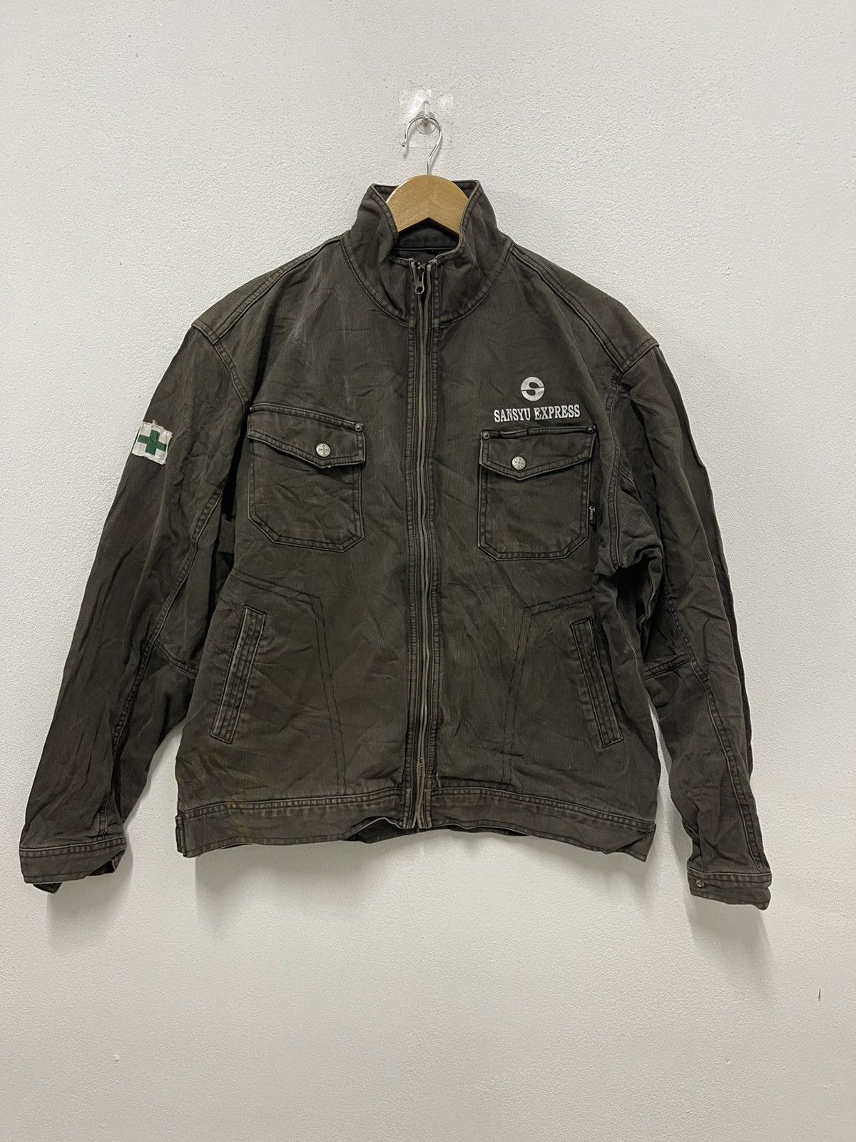 Japanese Brand Vintage Nismo Nissan Racing Team workwear jacket Size US L / EU 52-54 / 3 - 1 Thumbnail