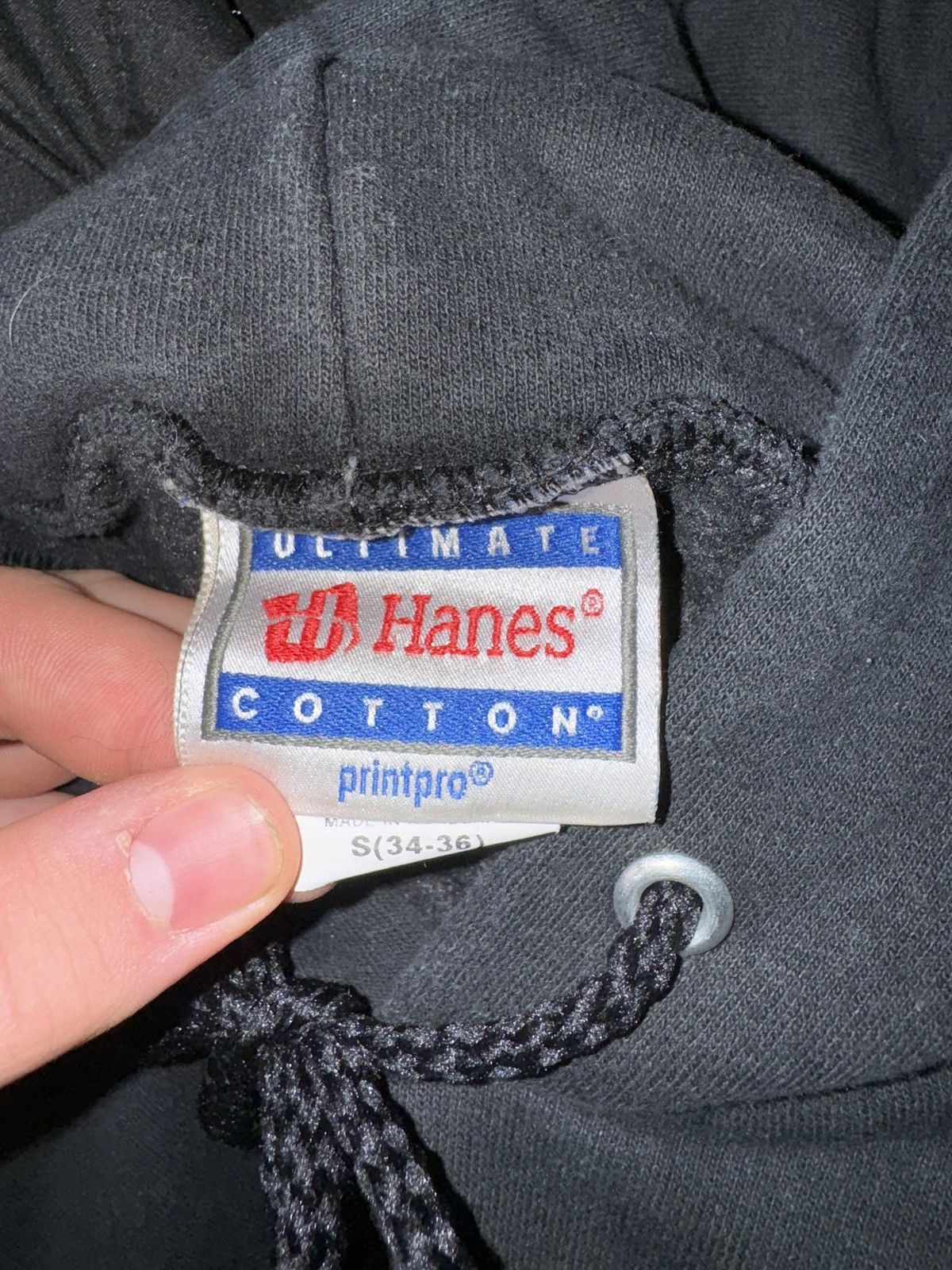 Hanes × Vintage Vintage 90s Hanes Mens Hoodie ‘I Will Not Apologize For Art’ Size US S / EU 44-46 / 1 - 4 Thumbnail