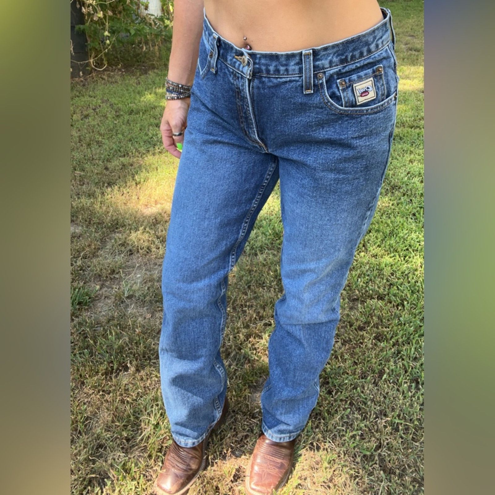 Other Cruel Girl vint Y2K low rise slim fit cowgirl Western jeans Size 34" / US 12 / IT 48 - 2 Thumbnail