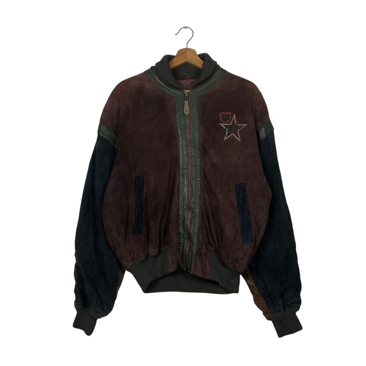 Japanese Brand 🔥VINTAGE BOMBER JACKET CARTOON VAZIIE ISSEY MIYAKE BIG LOGO Size US M / EU 48-50 / 2 - 3 Thumbnail