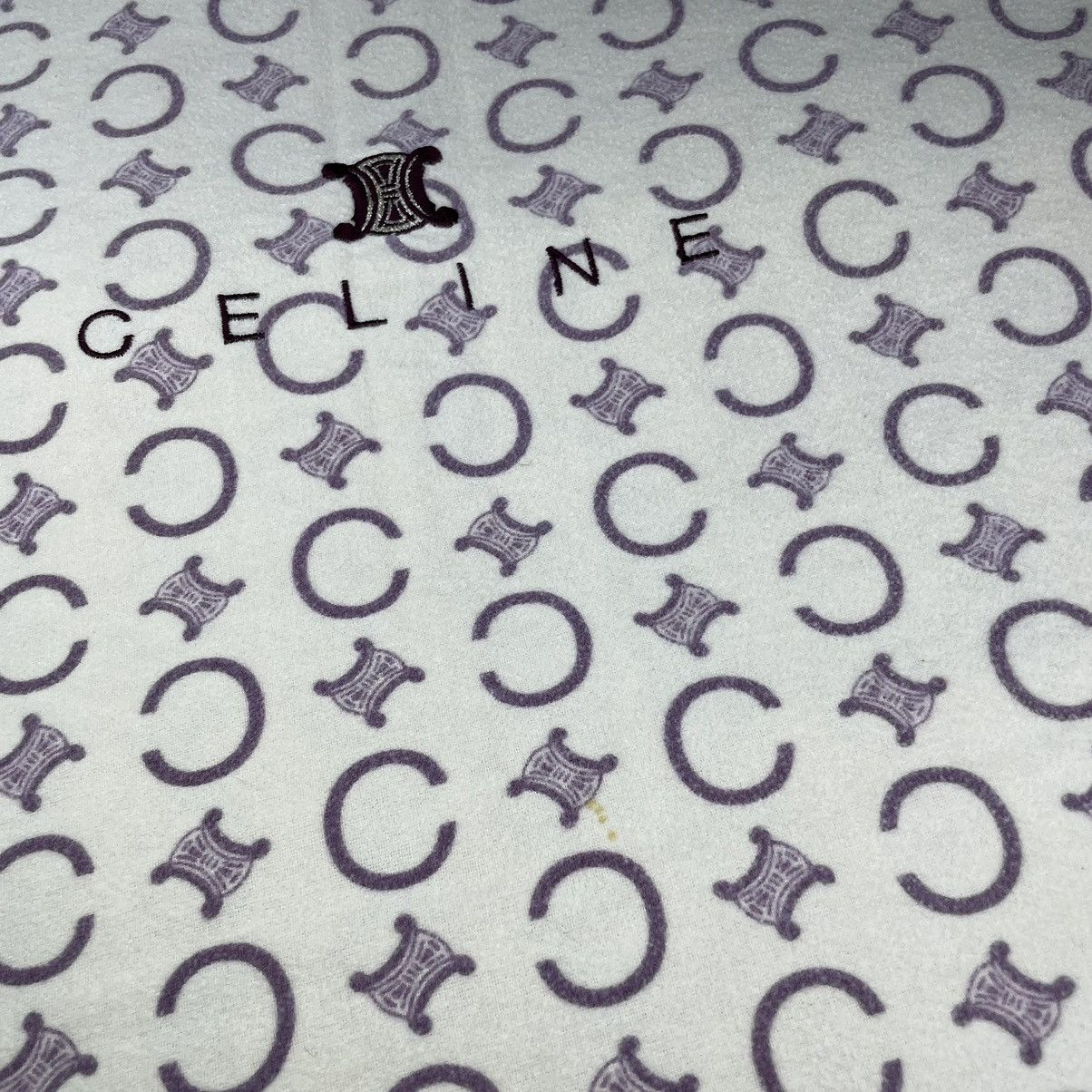Celine Vintage CELINE Full Monogram Throw Blanket Size ONE SIZE - 11 Thumbnail