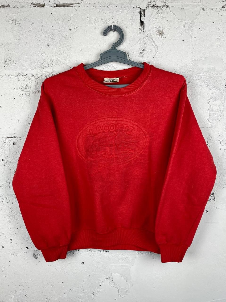 Lacoste × Vintage Vintage Lacoste Made In France Big Logo Sweatshirt Baggy Size US M / EU 48-50 / 2 - 1 Thumbnail