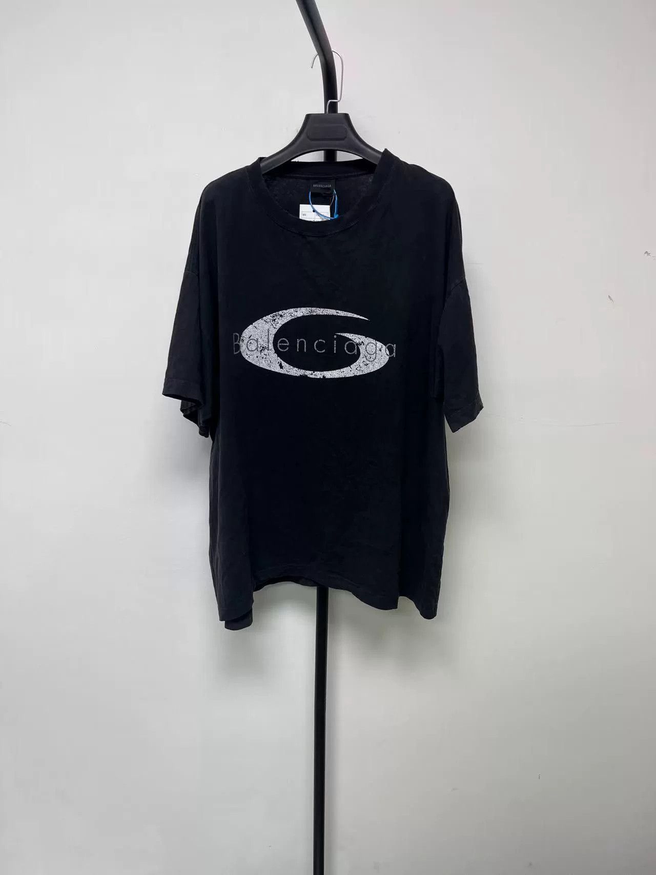 Balenciaga Balenciaga Logo Oversized Crewneck Short-Sleeve T-Shirt Size US L / EU 52-54 / 3 - 1 Thumbnail