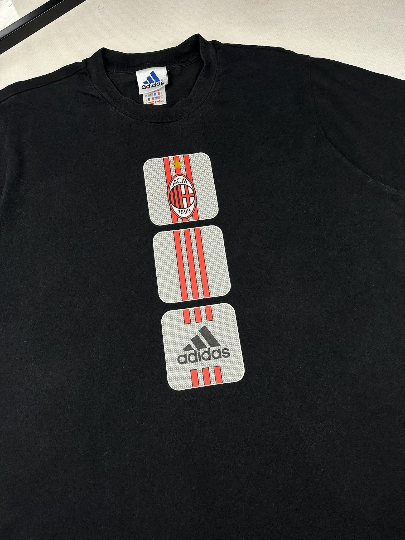 Adidas VINTAGE ADIDAS AC MILAN VERY RARE Size US M / EU 48-50 / 2 - 2 Thumbnail