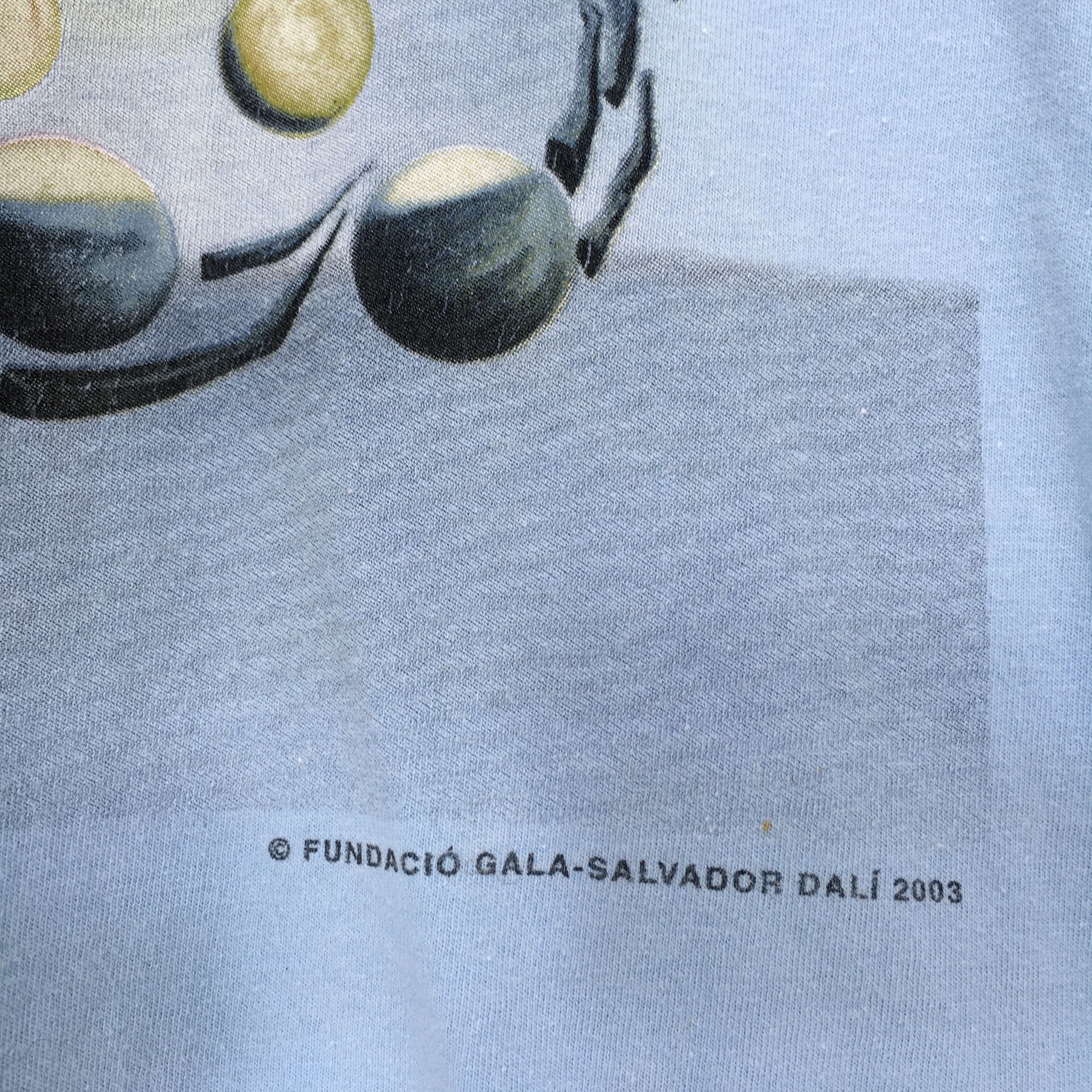 Vintage RARE Vintage Fundació Gala-Salvador Dali Art T Shirt Medium Size US M / EU 48-50 / 2 - 3 Thumbnail