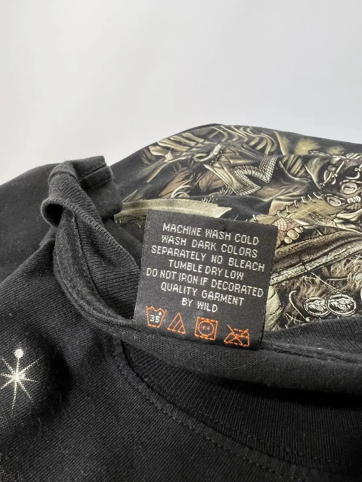 Vintage Vintage Wild copyright art skeleton tee Size US M / EU 48-50 / 2 - 4 Thumbnail