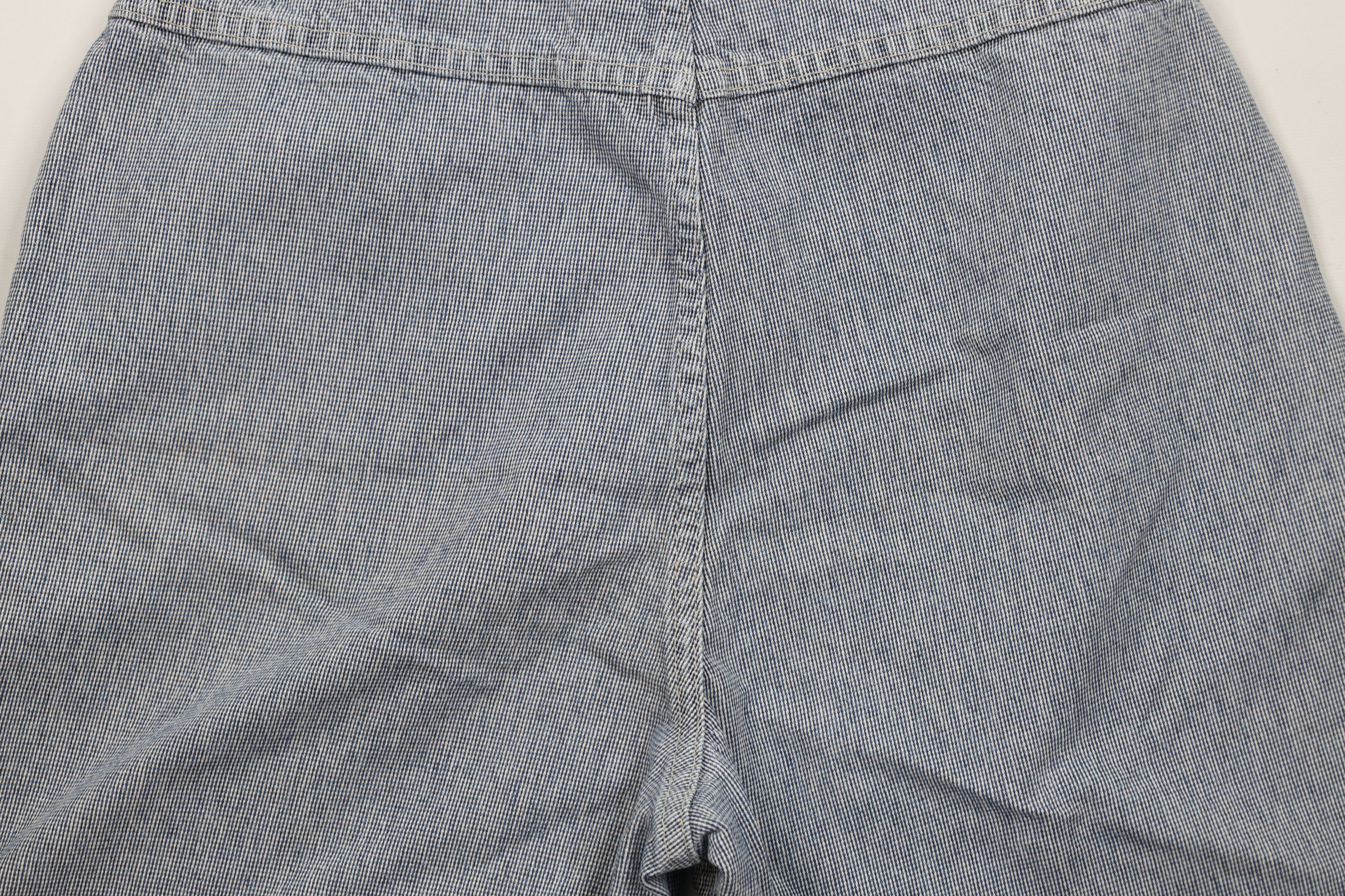 Lee × Vintage Vintage 90s Lee Striped Denim Jean Shorts Jorts USA Size 34" / US 12 / IT 48 - 13 Thumbnail