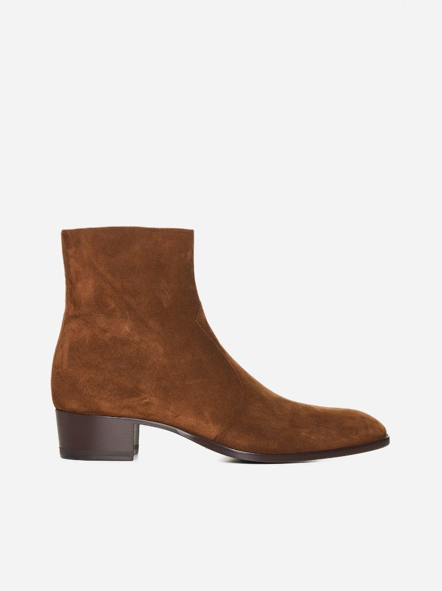 Saint Laurent Paris o1bcso1str0125 Boots in Brown Size US 6.5 / EU 39-40 - 3 Thumbnail