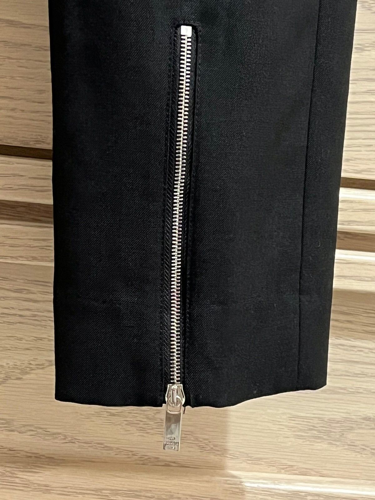 Berluti Berluti 1895 1740$ Gabardine Zip Pants Black EU 46 (US 30) Size US 30 / EU 46 - 4 Thumbnail