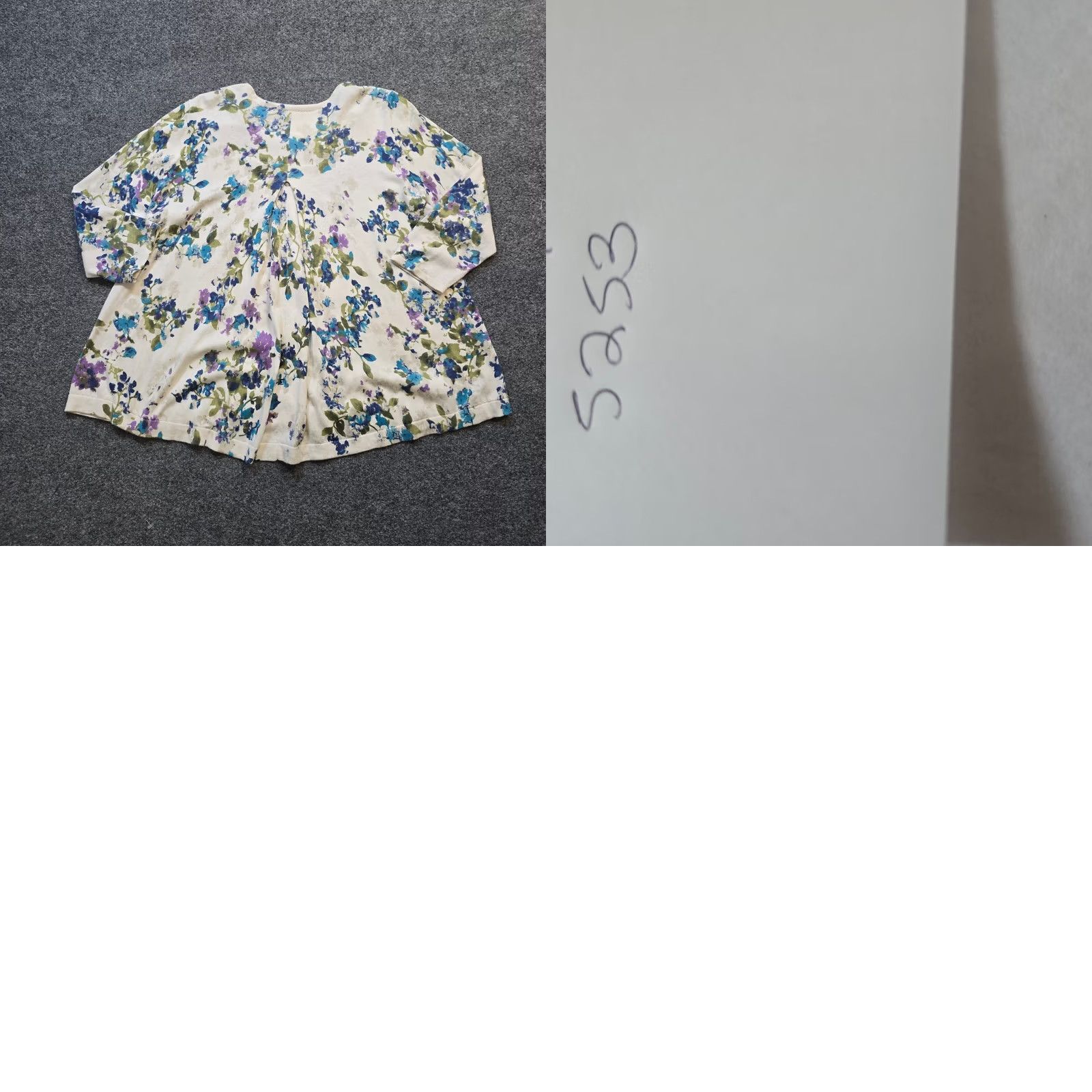 J. Jill J. Jill Cardigan Sweater Women M White Floral Long Sleeve Casual Career Shirt Womens Size M / US 6-8 / IT 42-44 - 8 Thumbnail