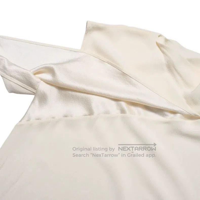 Hermes Hermes Silk Milkshake White Sleeveless Top Size XXS / US 00 / IT 34 - 6 Thumbnail