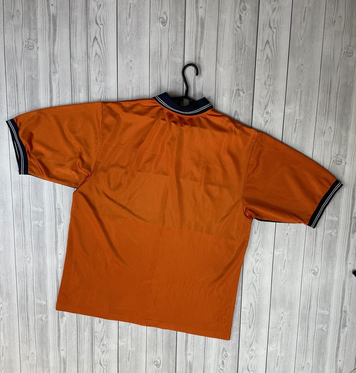 Nike Vintage nike jersey polo orange rare size XL Size US XL / EU 56 / 4 - 2 Thumbnail