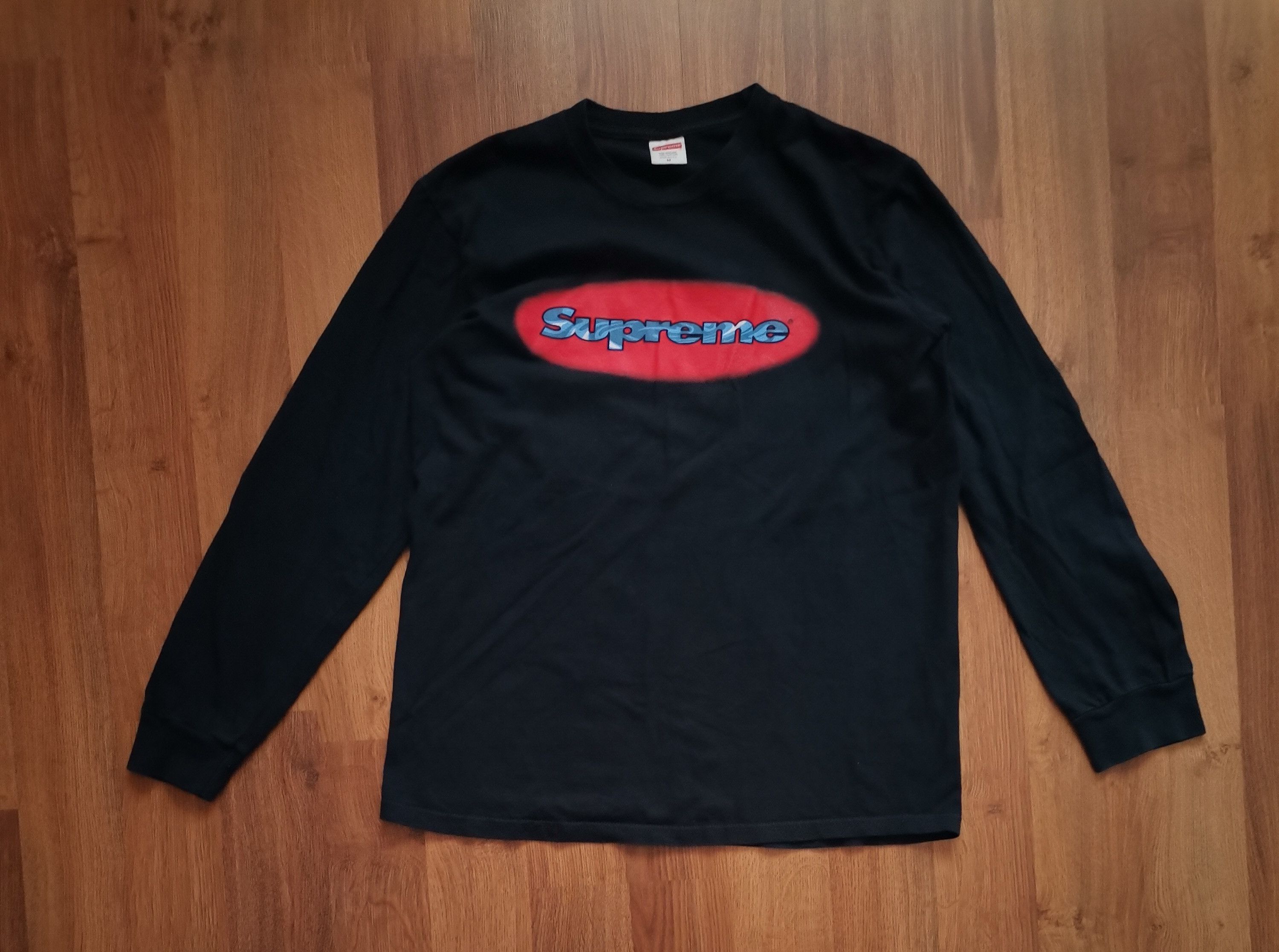 Supreme Supreme Ripple L/S Tee Size US M / EU 48-50 / 2 - 1 Thumbnail