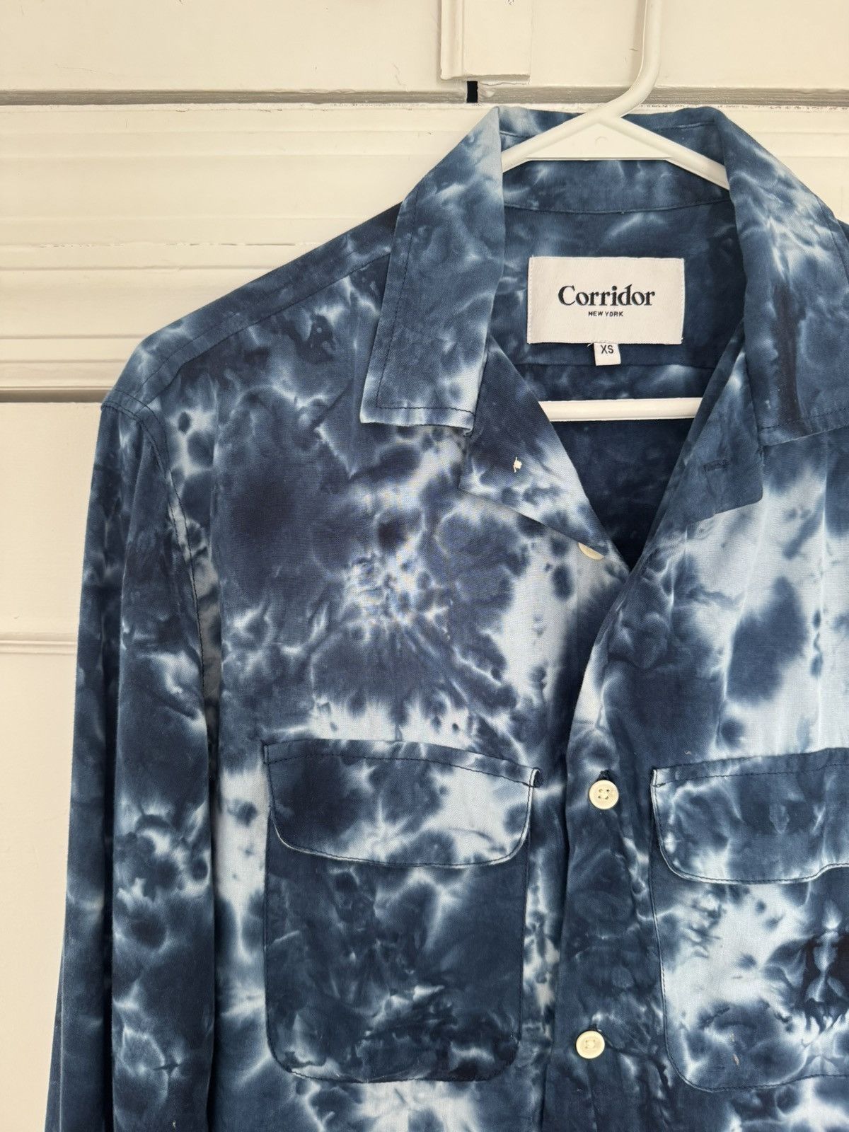 Corridor Corridor Tie-Dye Camp Lyocell Small Long Sleeve Size US XS / EU 42 / 0 - 2 Thumbnail
