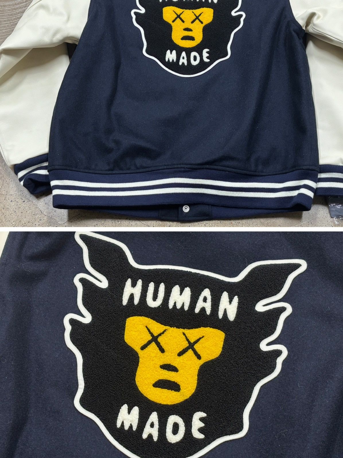 Human Made × Kaws Human Made x KAWS Varsity Jacket Size US L / EU 52-54 / 3 - 5 Thumbnail